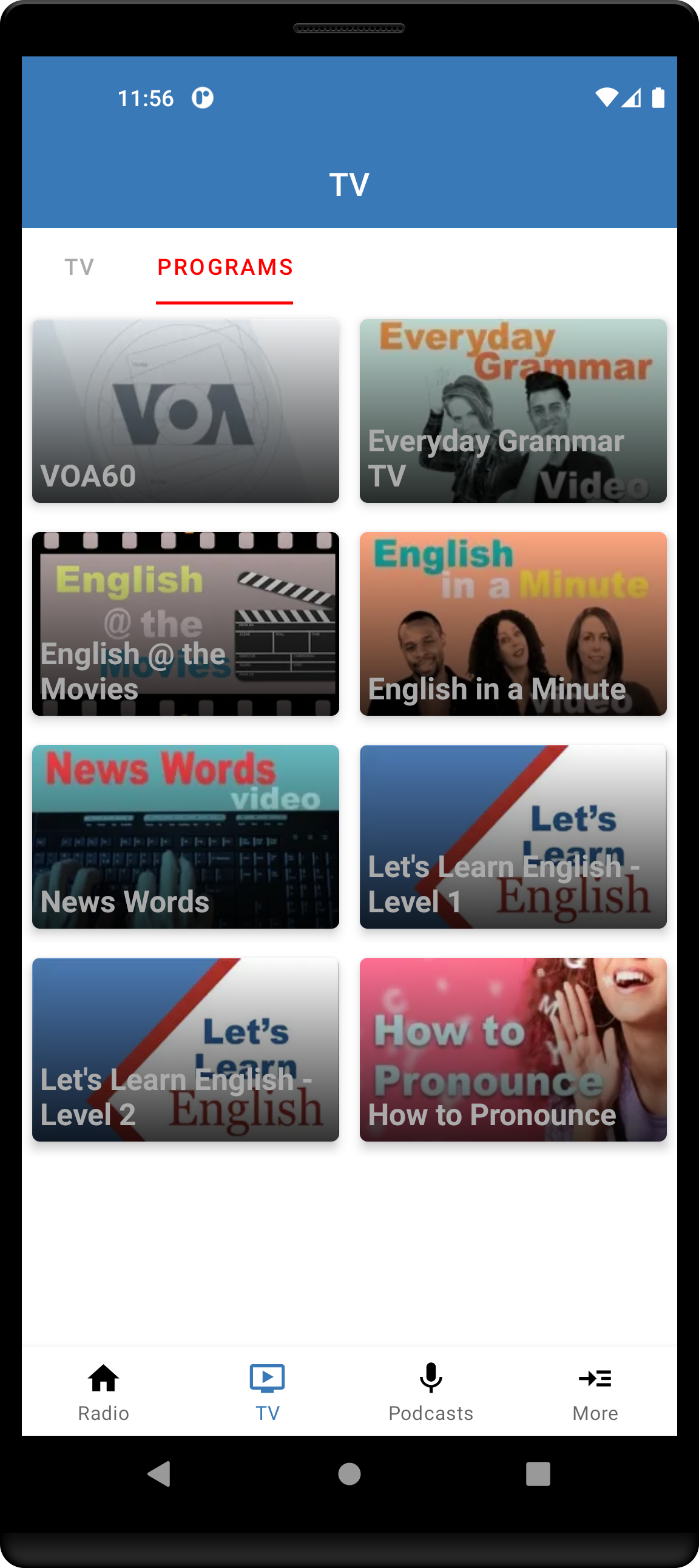 اسکرین شات 4 برنامه American English Podcast