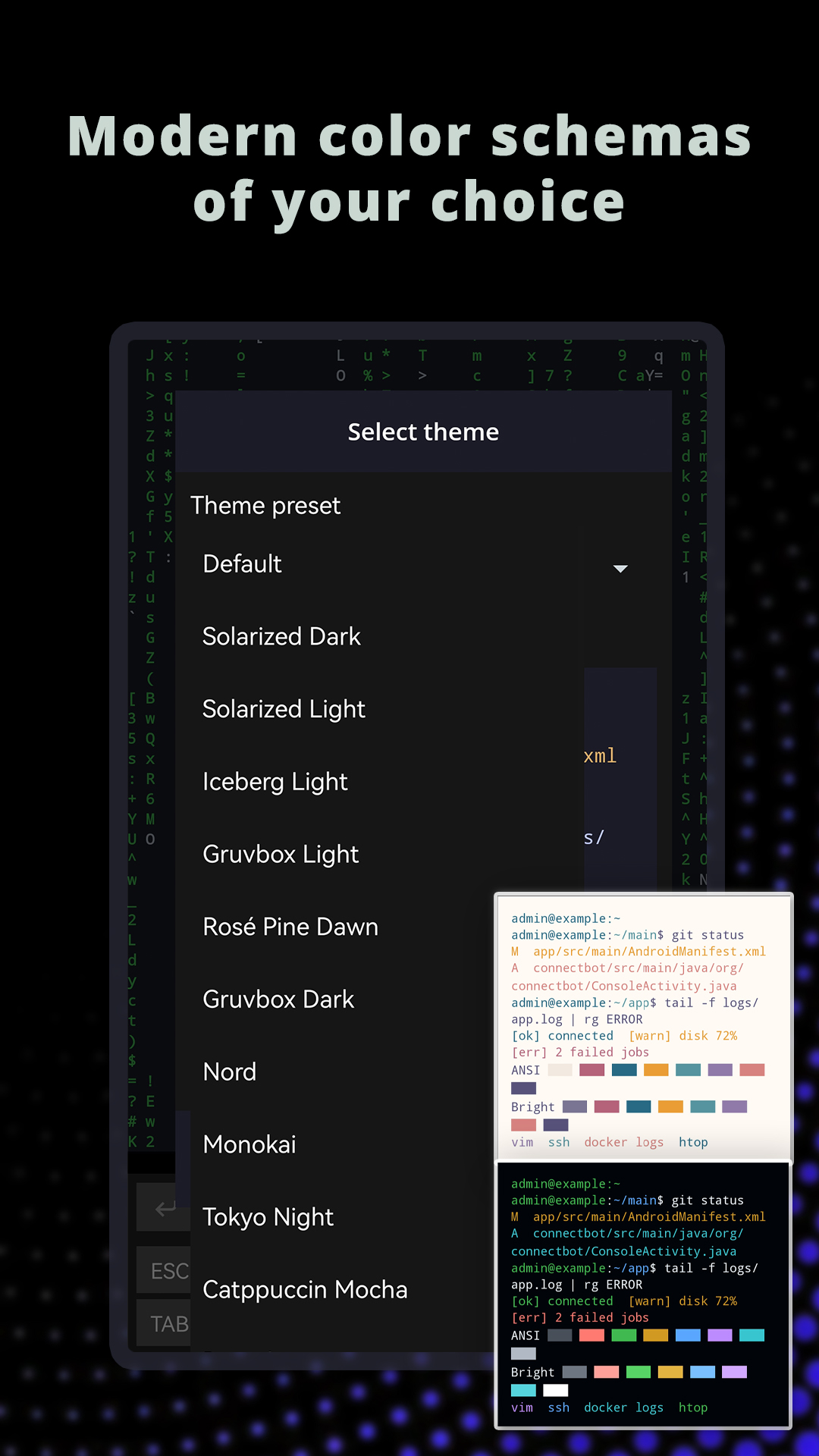 اسکرین شات 6 برنامه Admin Hands: SSH & SFTP Client