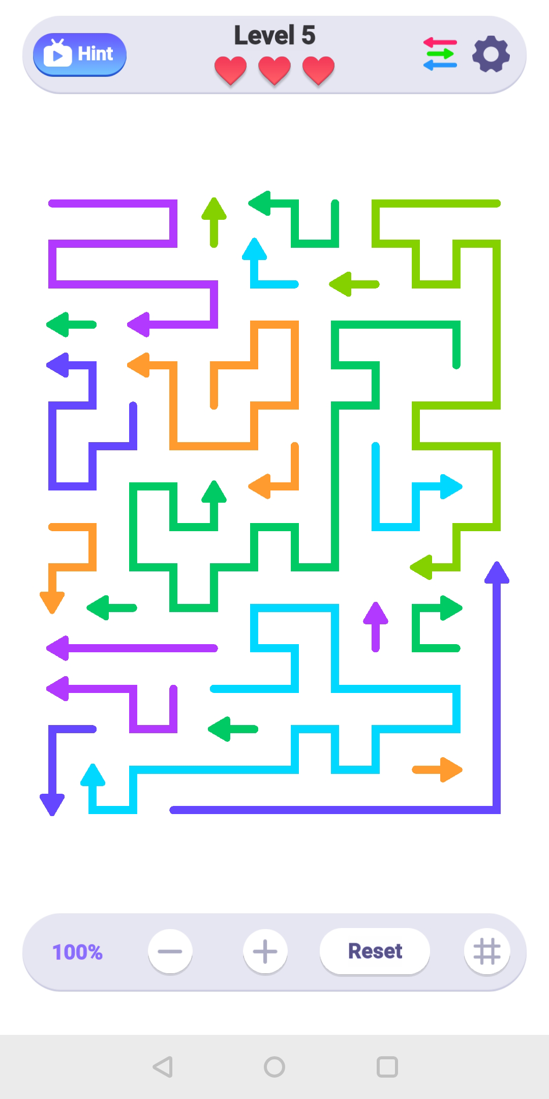 اسکرین شات 5 بازی Arrows – Puzzle Escape Maze