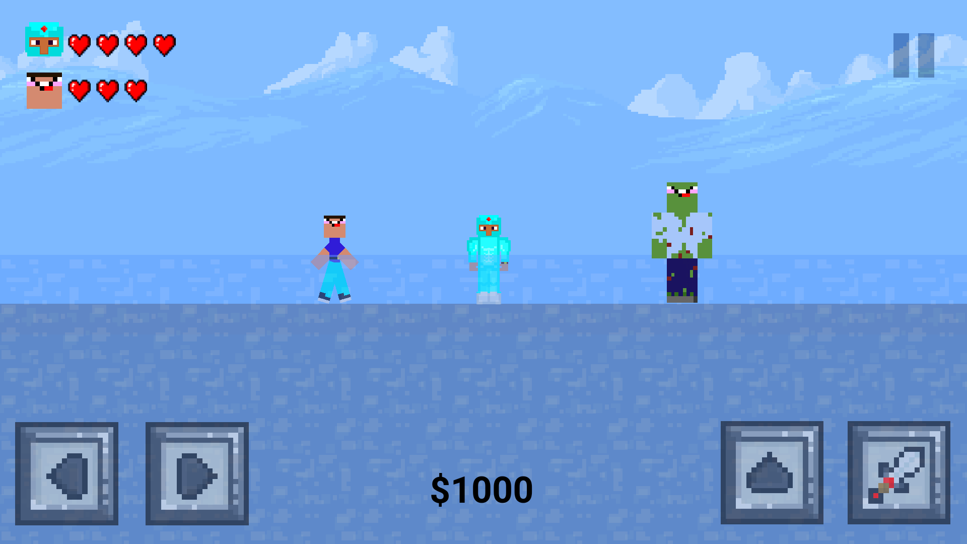 اسکرین شات 6 بازی Noob vs Pro vs Hacker vs God 1