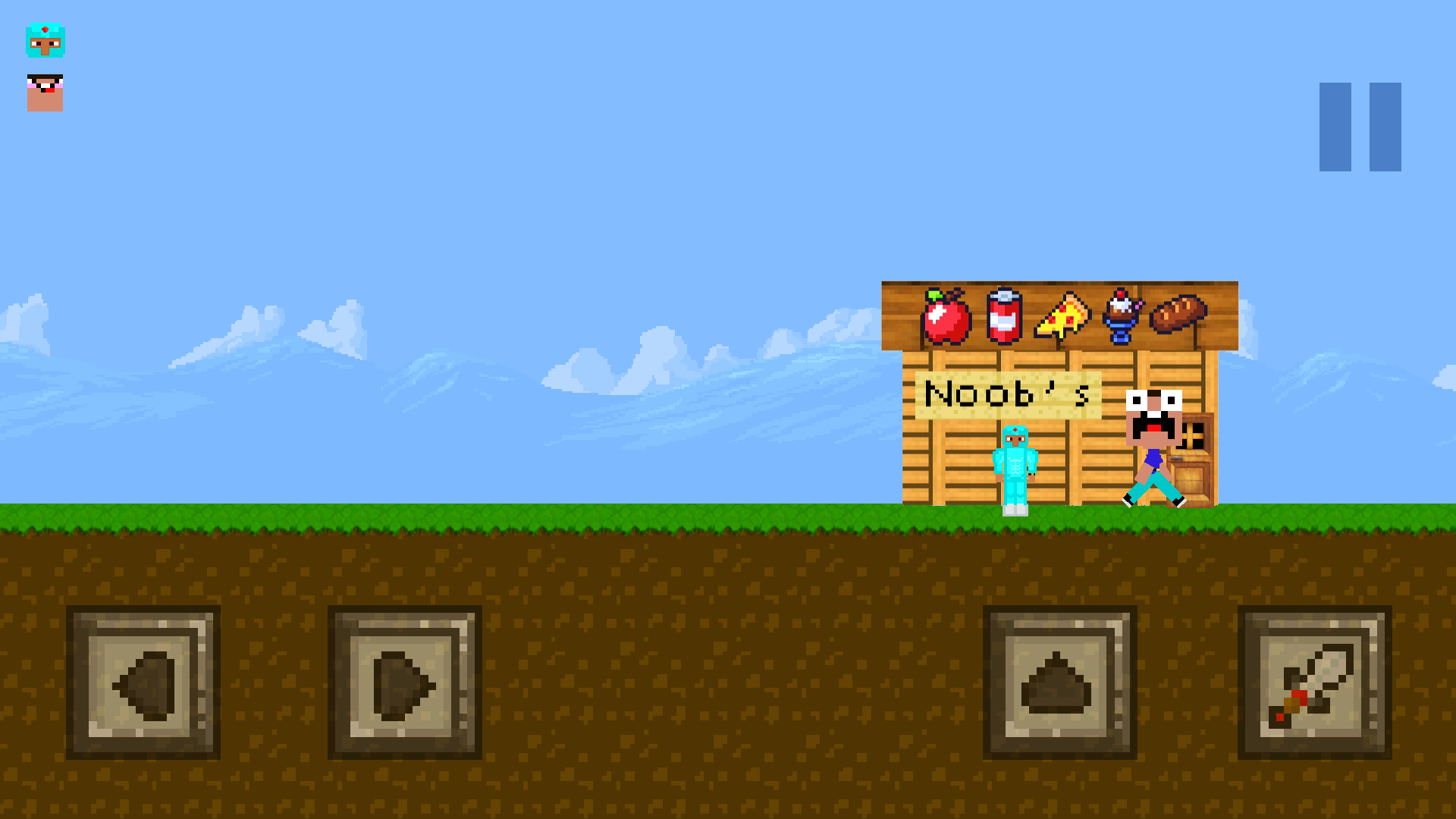 اسکرین شات 5 بازی Noob vs Pro vs Hacker vs God 1