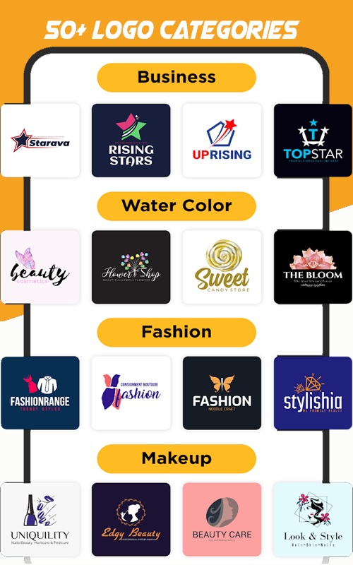 اسکرین شات 1 برنامه Logo Maker - Logo Designer
