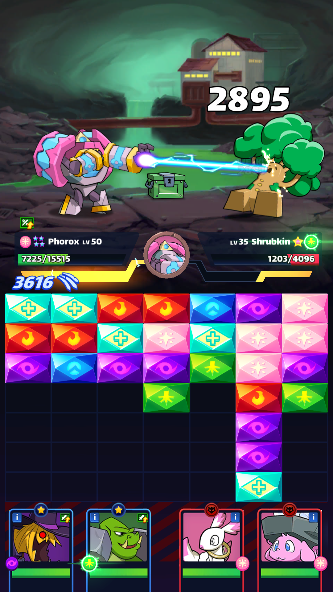 اسکرین شات 6 بازی Mana Monsters: Epic Puzzle RPG