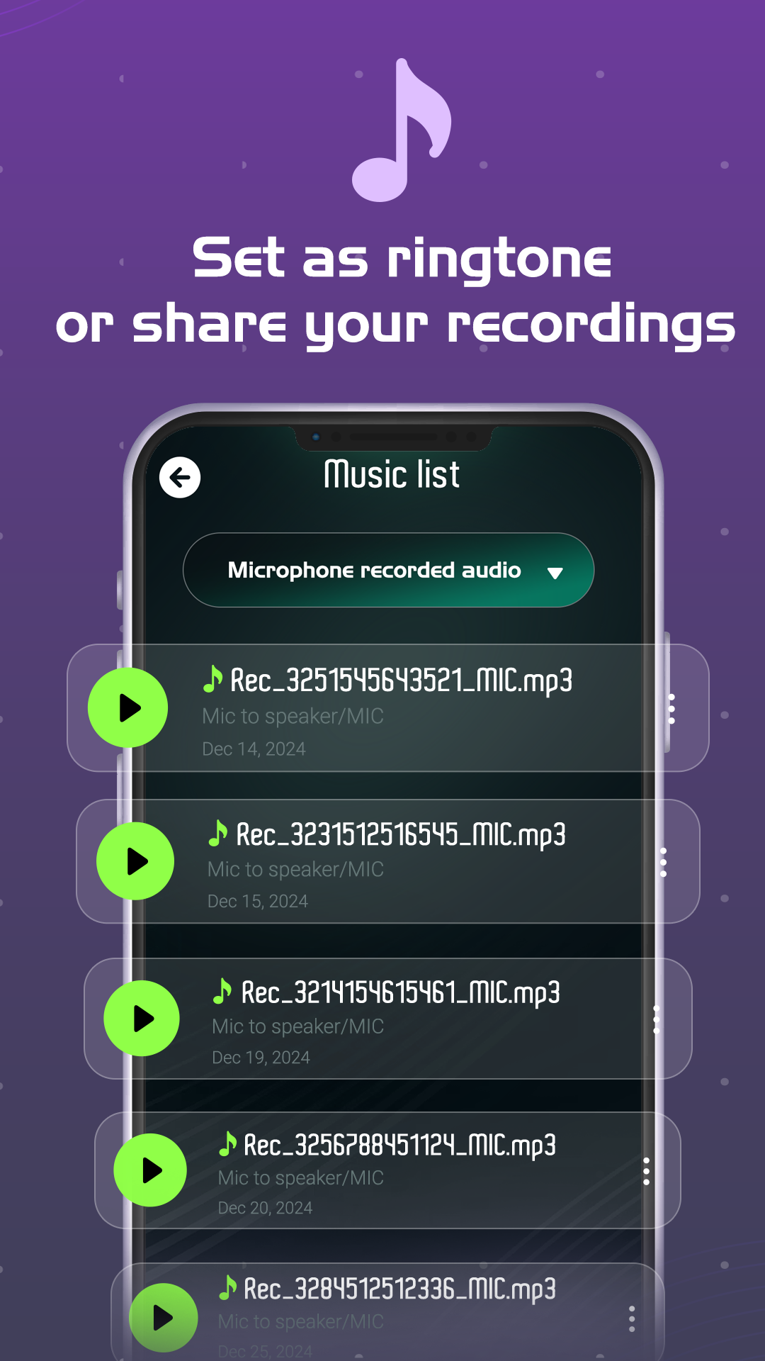اسکرین شات 7 برنامه MobileMic To Bluetooth Speaker
