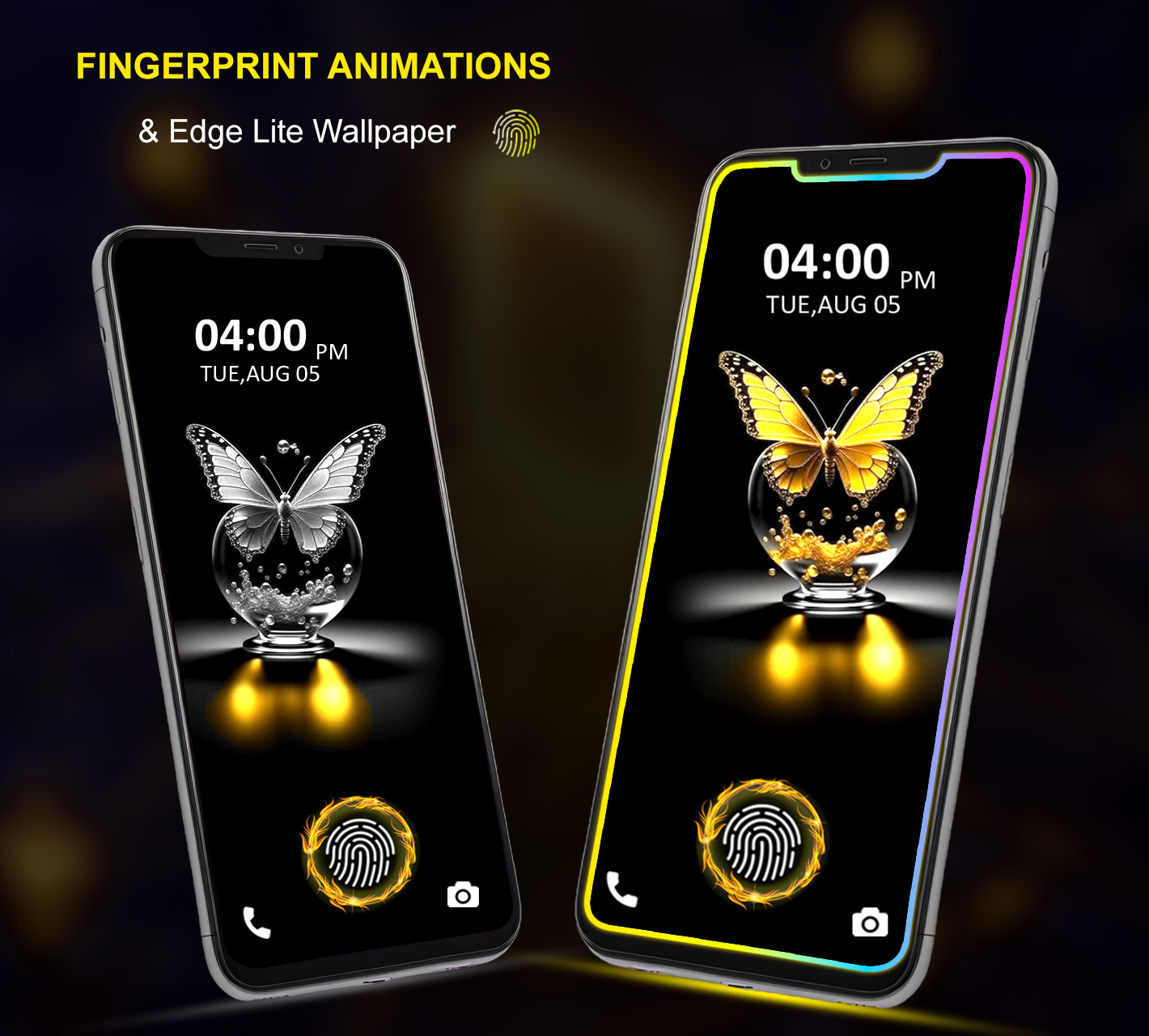 اسکرین شات 8 برنامه Live Fingerprint Animation App