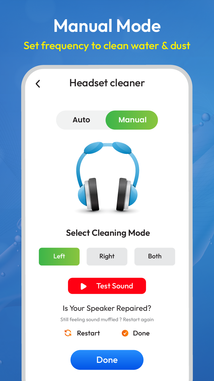 اسکرین شات 3 برنامه Speaker Cleaner - Remove Water