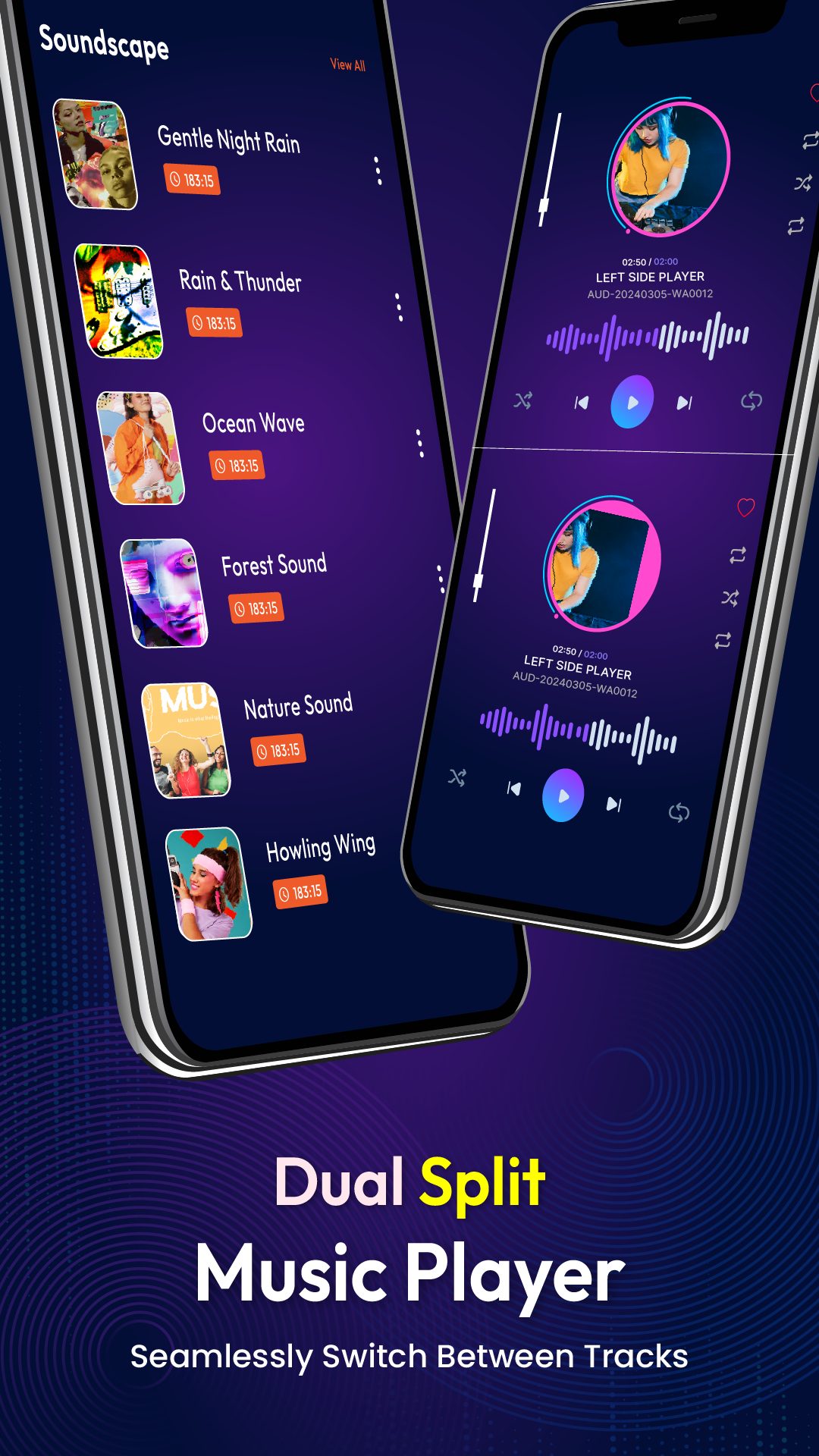 اسکرین شات 6 برنامه Split Music - Volume Booster