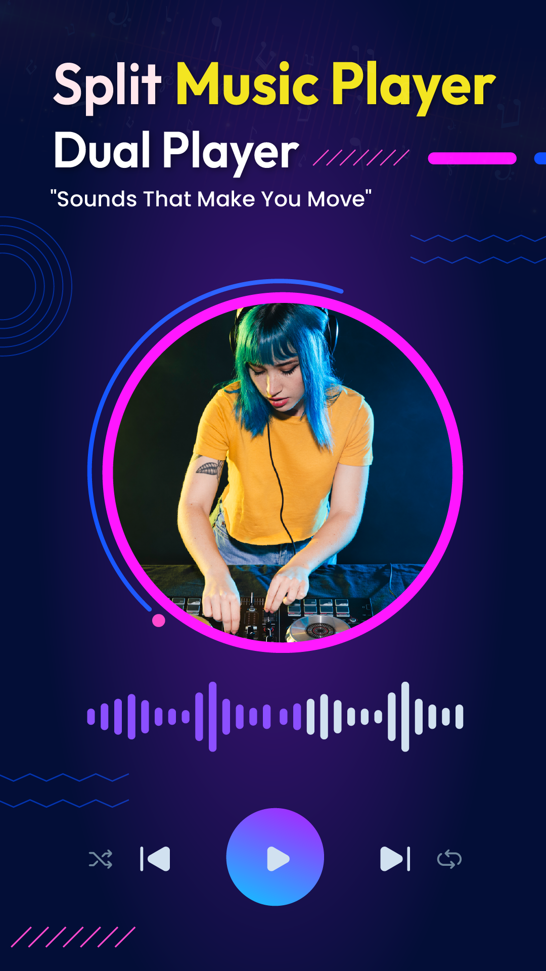 اسکرین شات 5 برنامه Split Music - Volume Booster