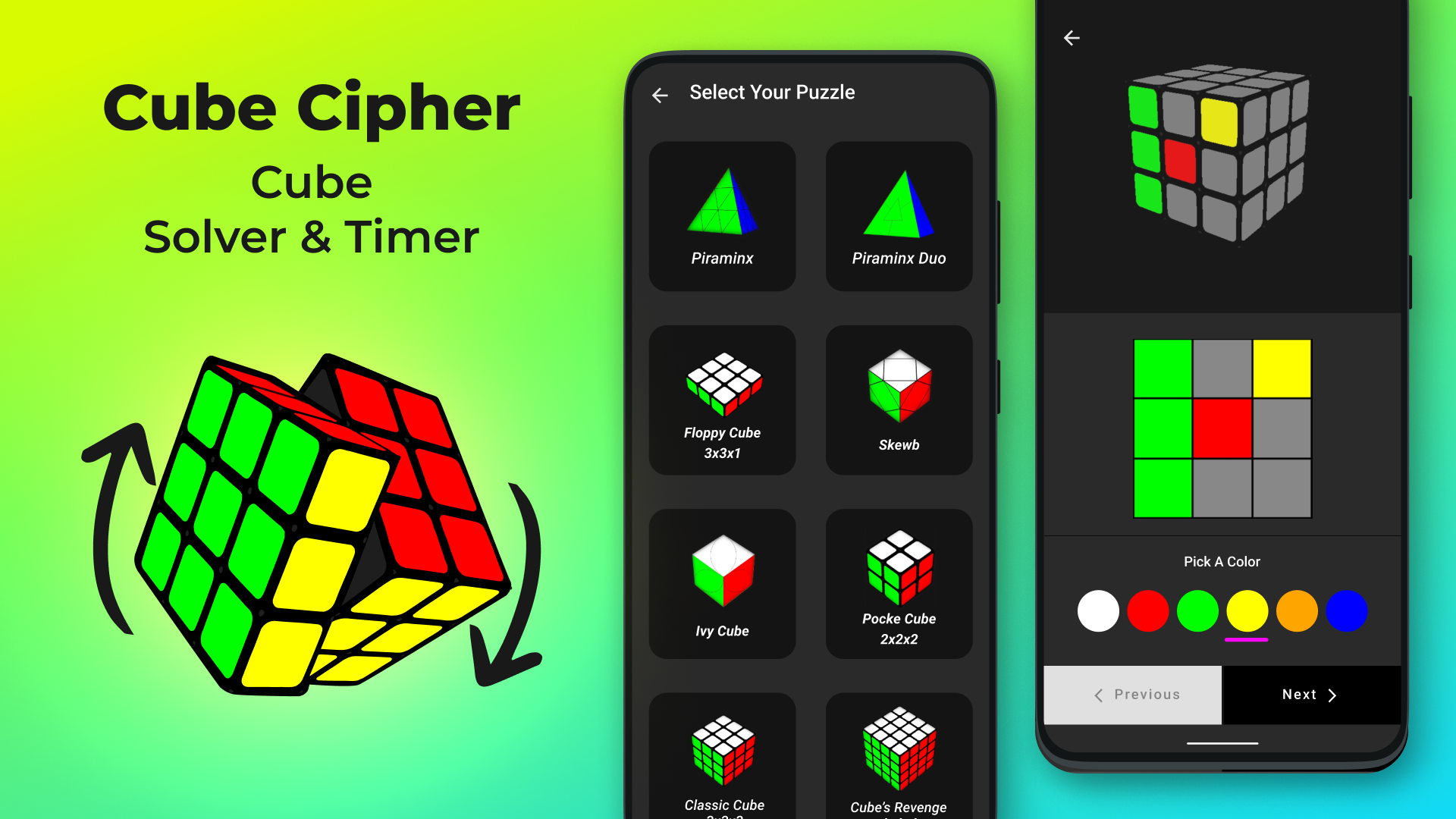 اسکرین شات 1 بازی Cube Cipher - Cube Solver