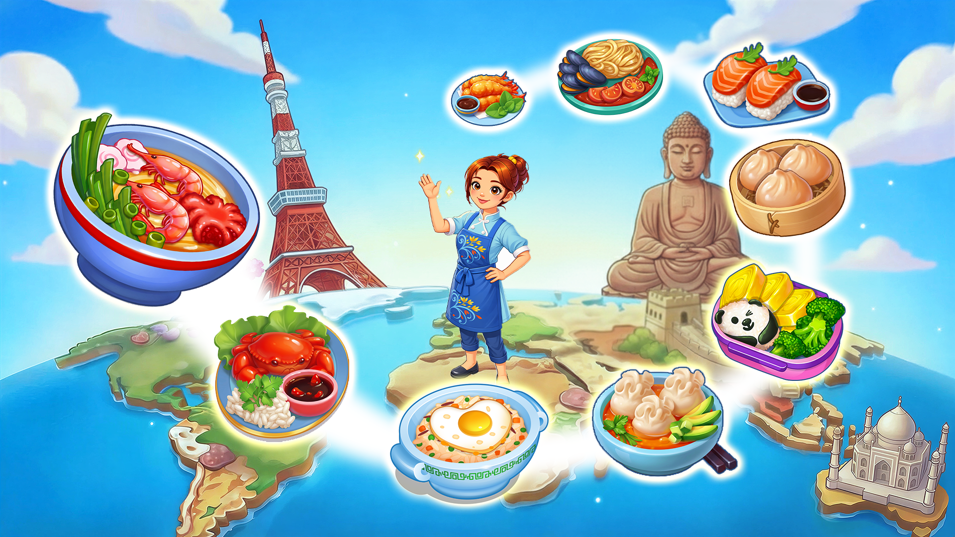 اسکرین شات 1 بازی Asian Cooking Games: Star Chef