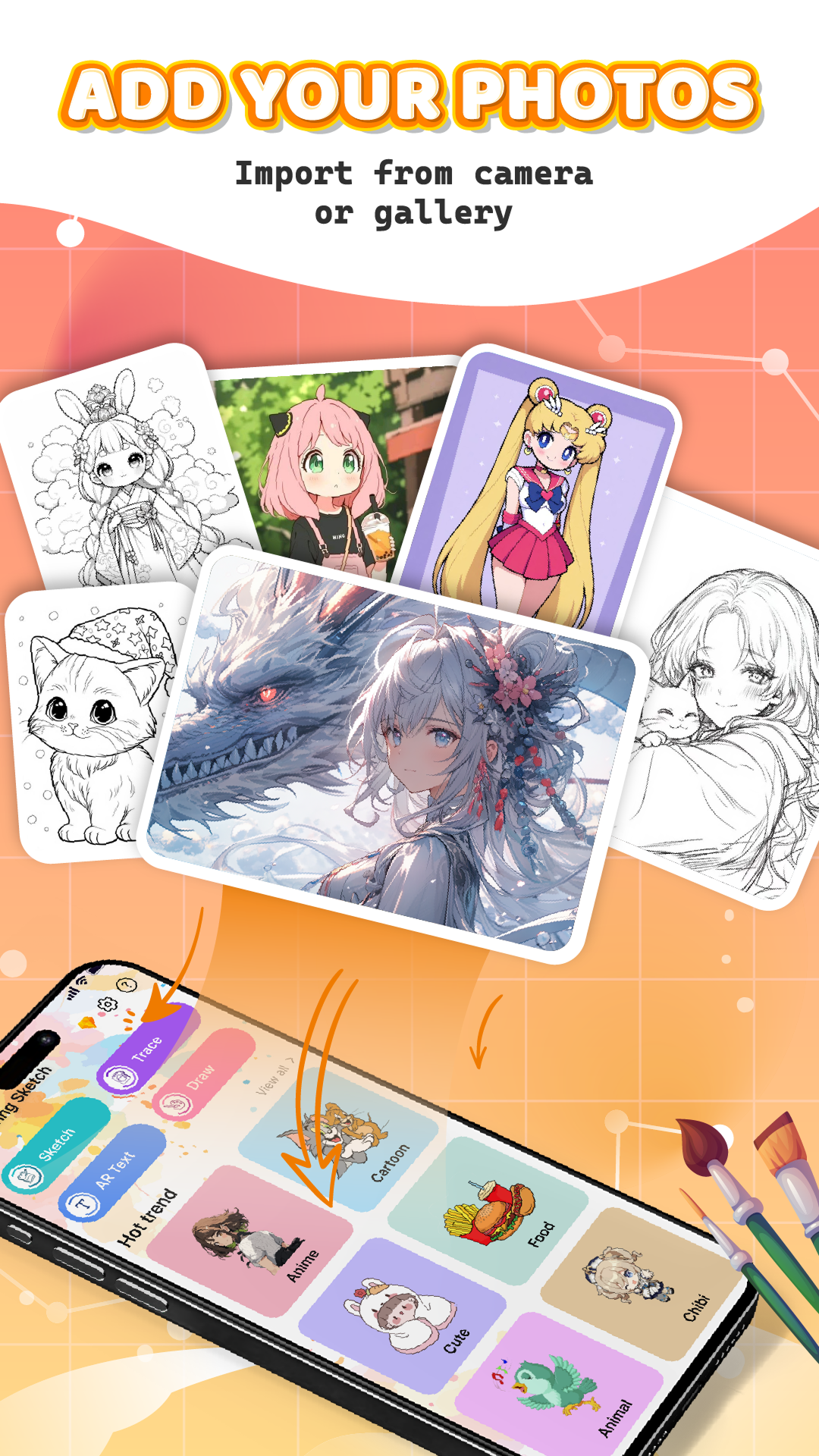 اسکرین شات 5 برنامه SketchArt: AR Trace & Draw