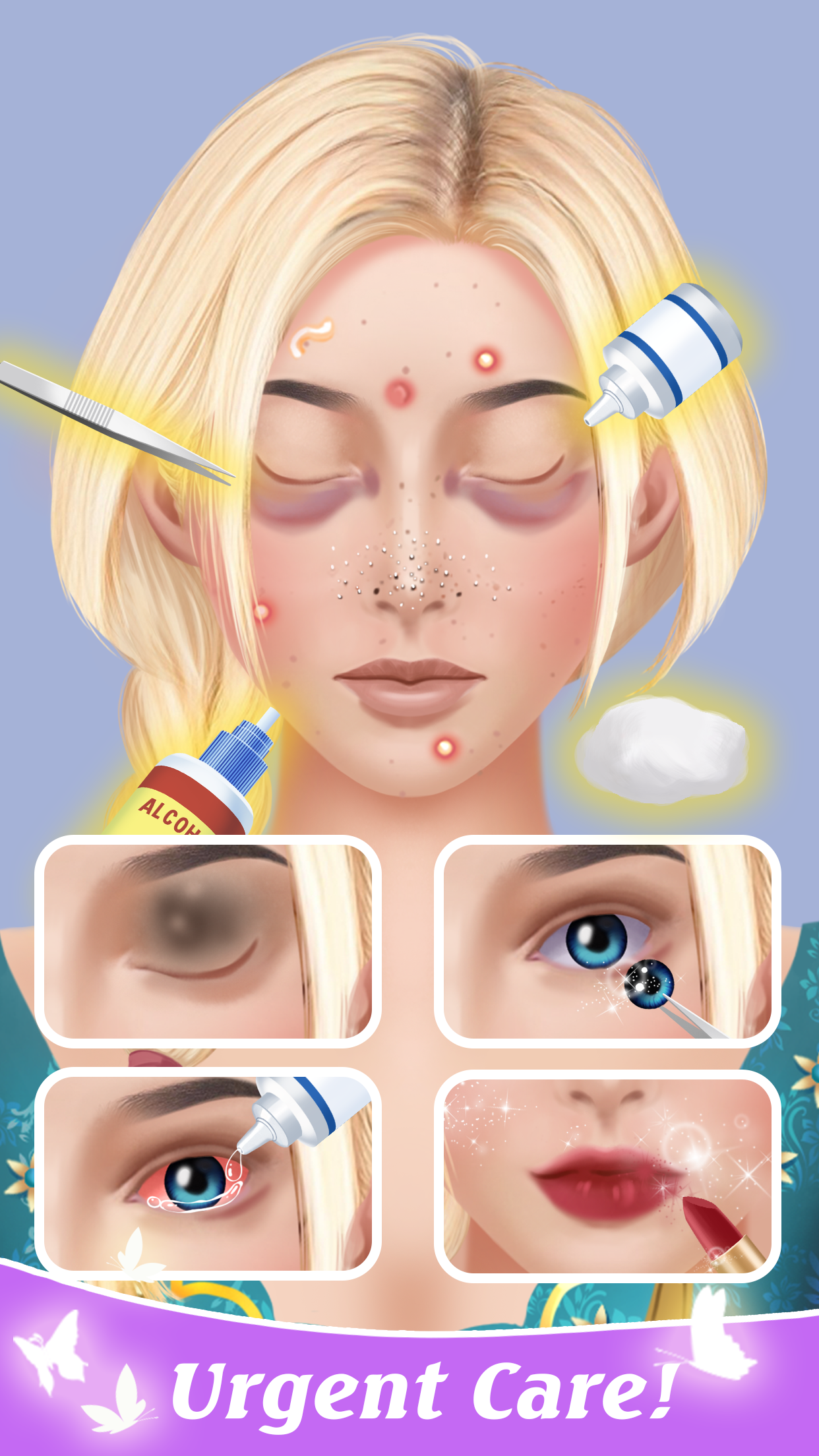 اسکرین شات 4 بازی ASMR Makeover: Makeup Games