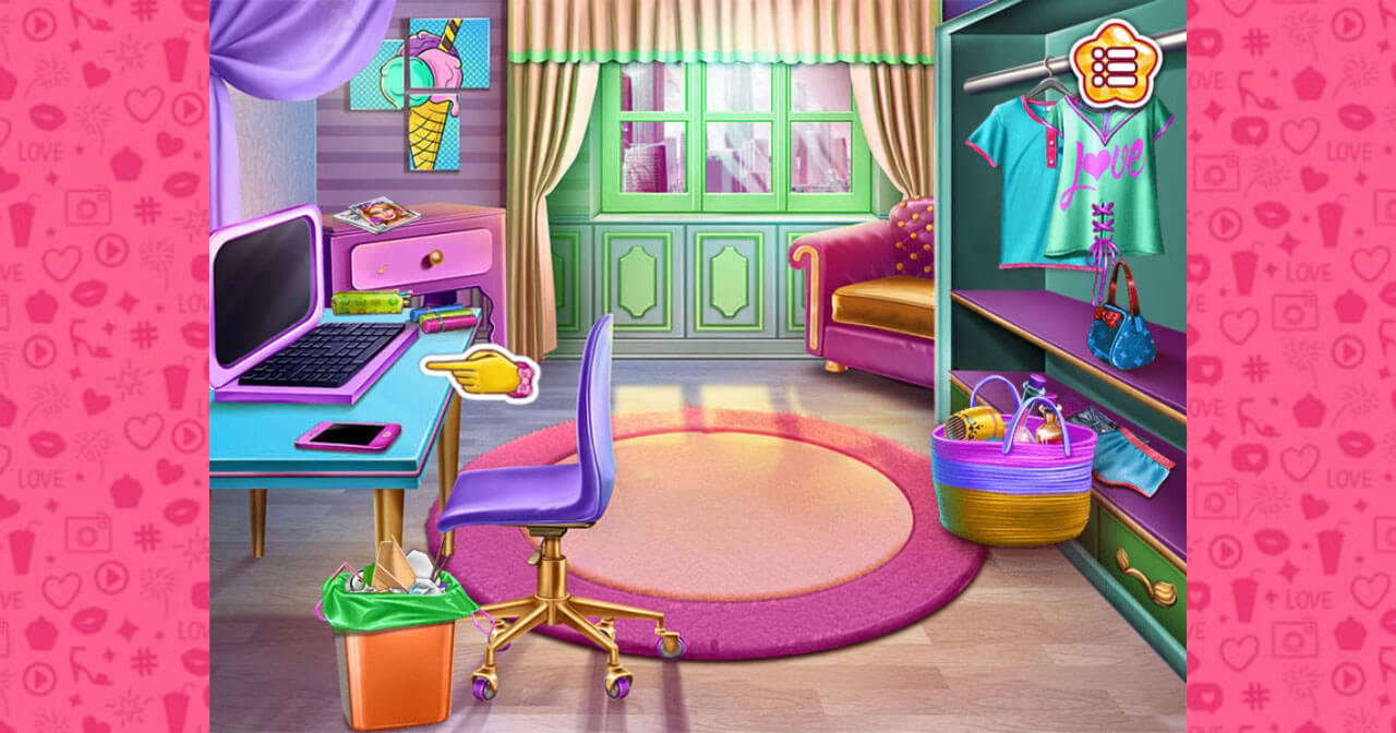 اسکرین شات 2 بازی ‏بازی دخترانه نظافت خونه