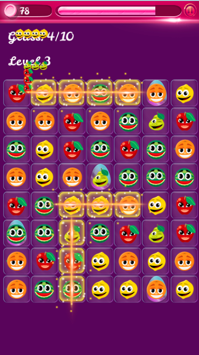 اسکرین شات 1 بازی جورچین میوه ها