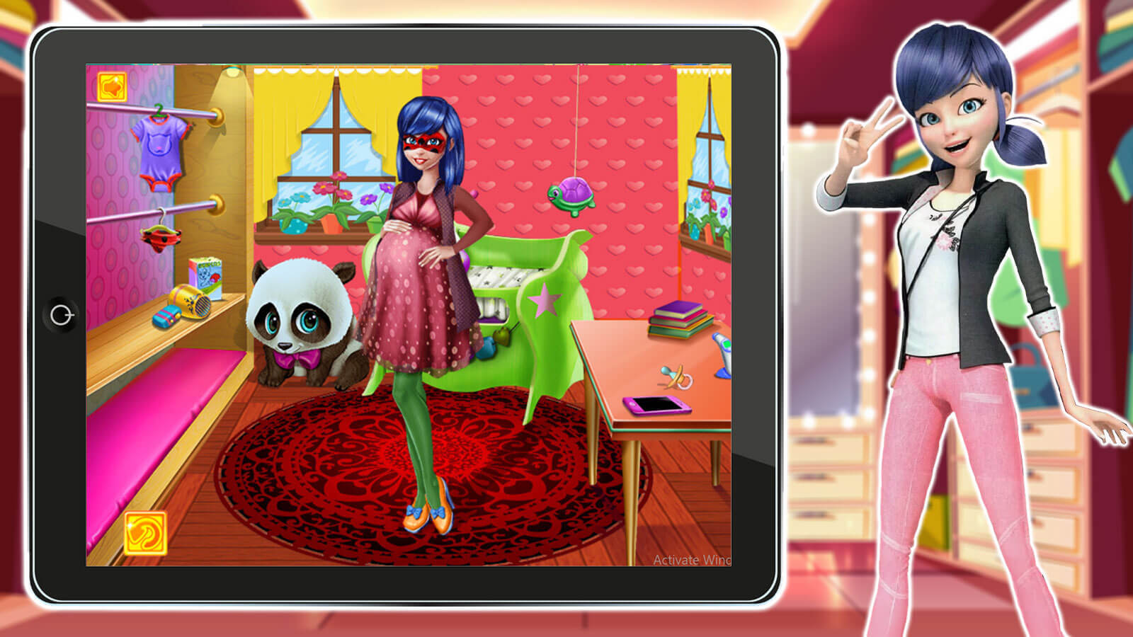 اسکرین شات 3 بازی ‏بازی دخترانه دختر کفشدوزکی و سیسمونی