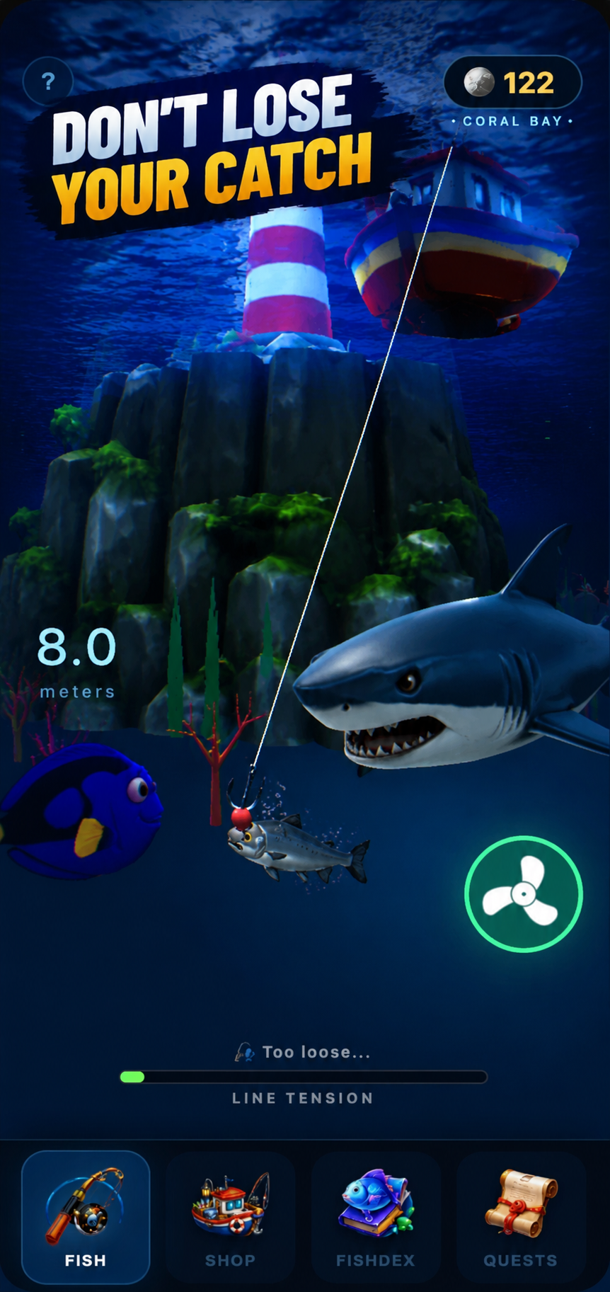 اسکرین شات 3 بازی Shark Bay Fishing