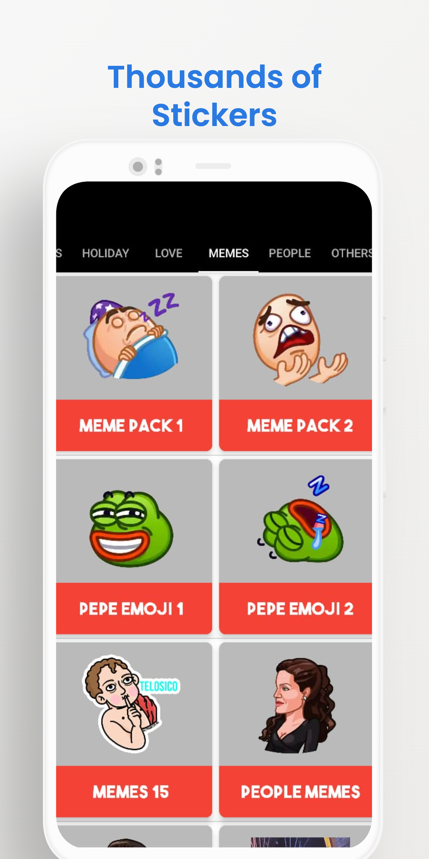 اسکرین شات 3 برنامه Animated Stickers for WhatsApp