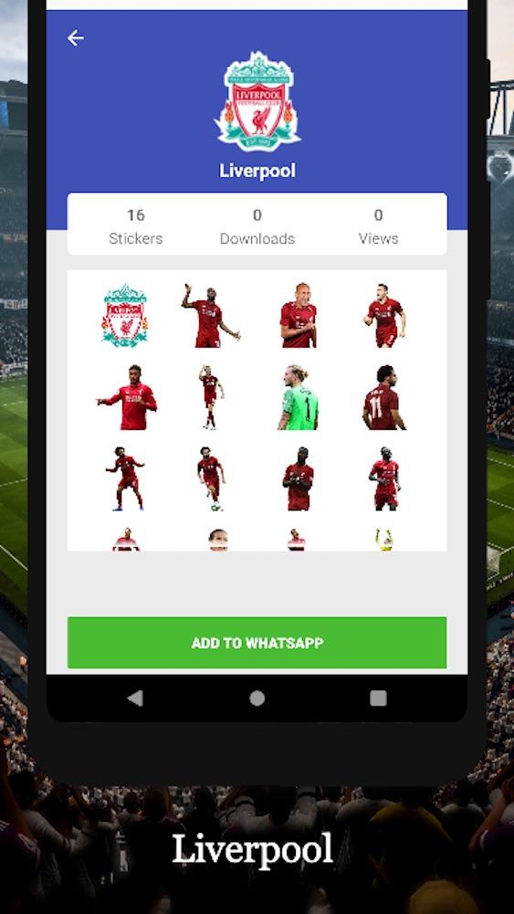 اسکرین شات 6 برنامه Soccer Stickers for WhatsApp