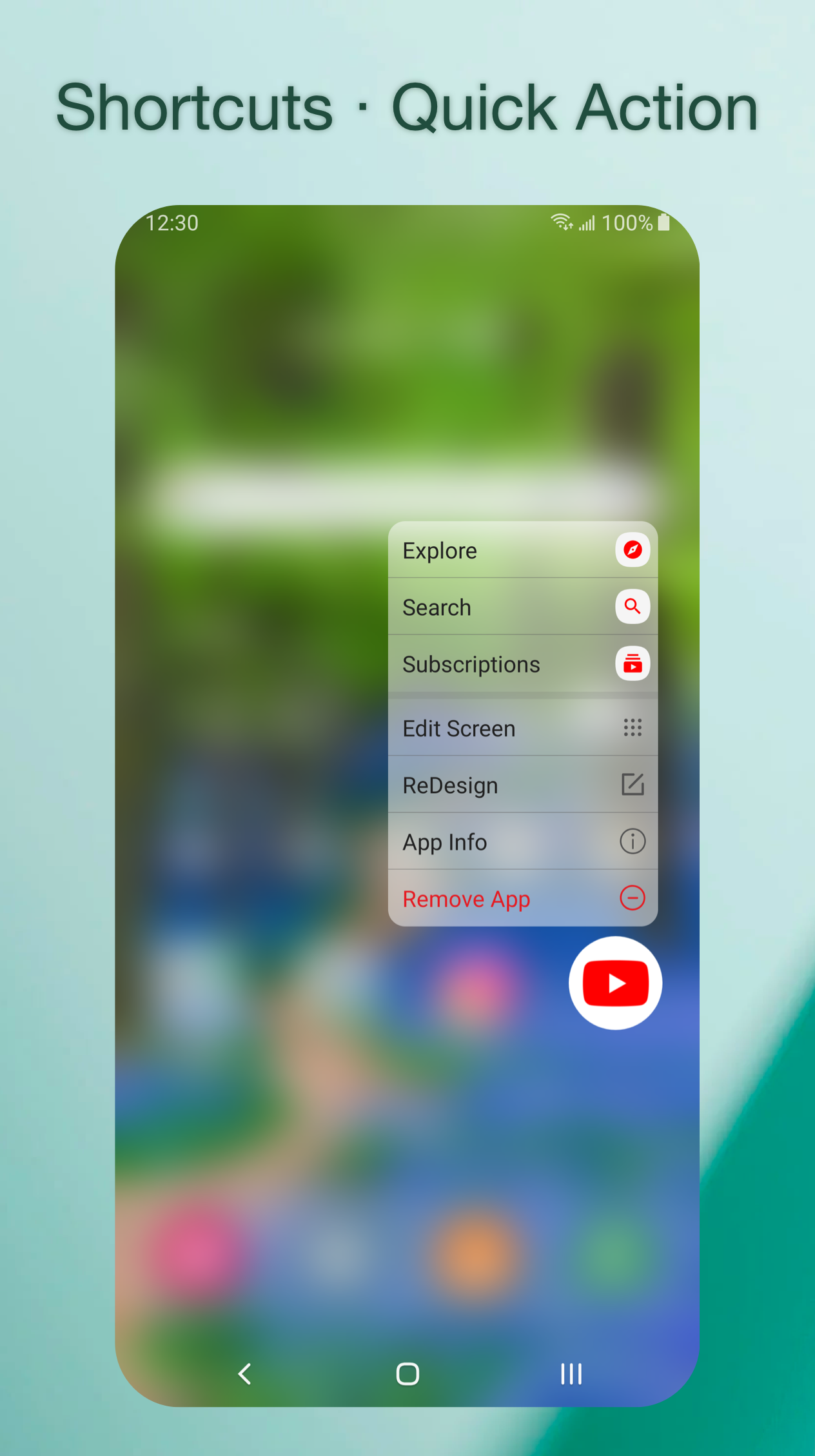 اسکرین شات 1 برنامه DNA Launcher ‧ Home Screen