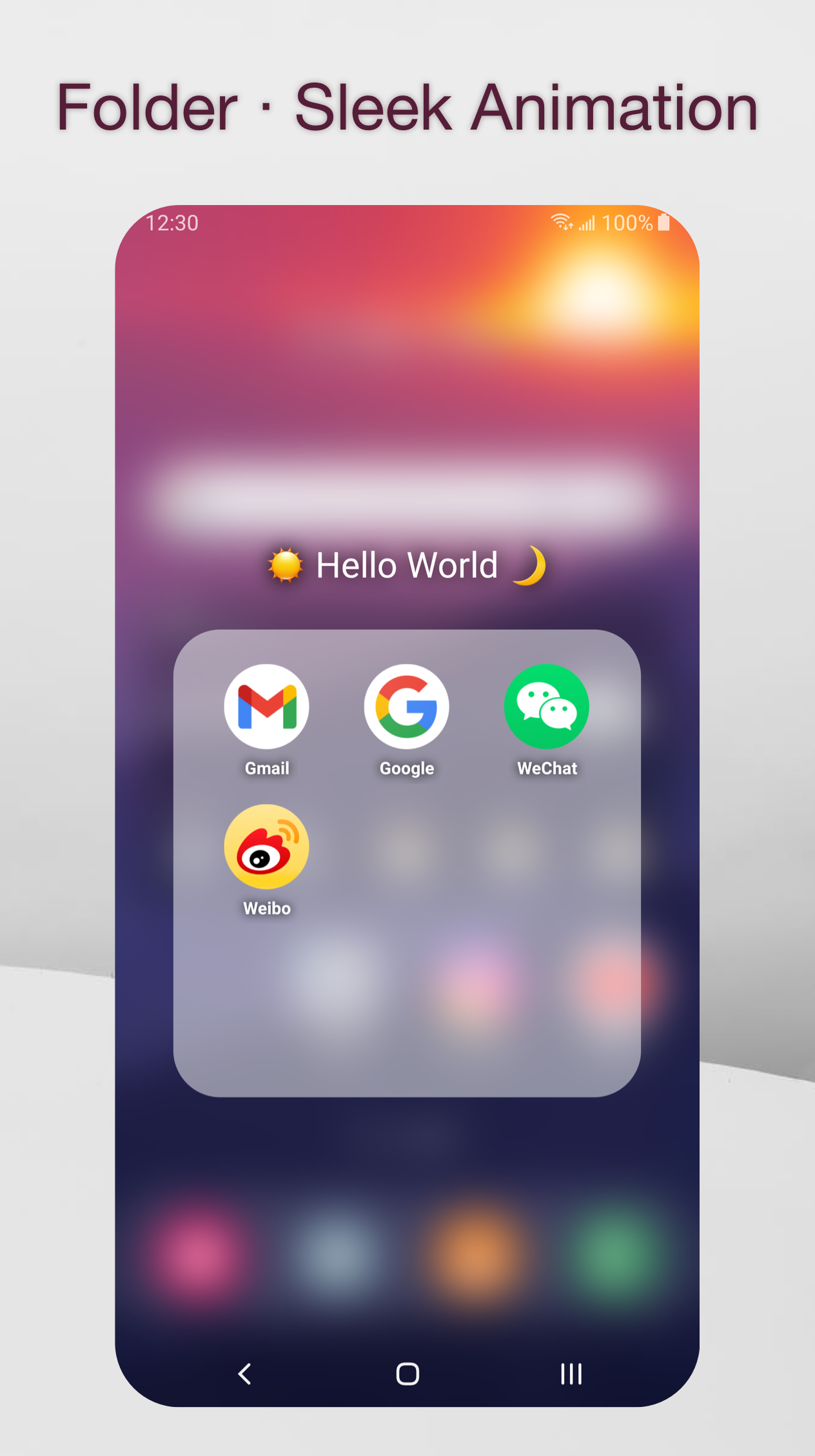 اسکرین شات 4 برنامه DNA Launcher ‧ Home Screen