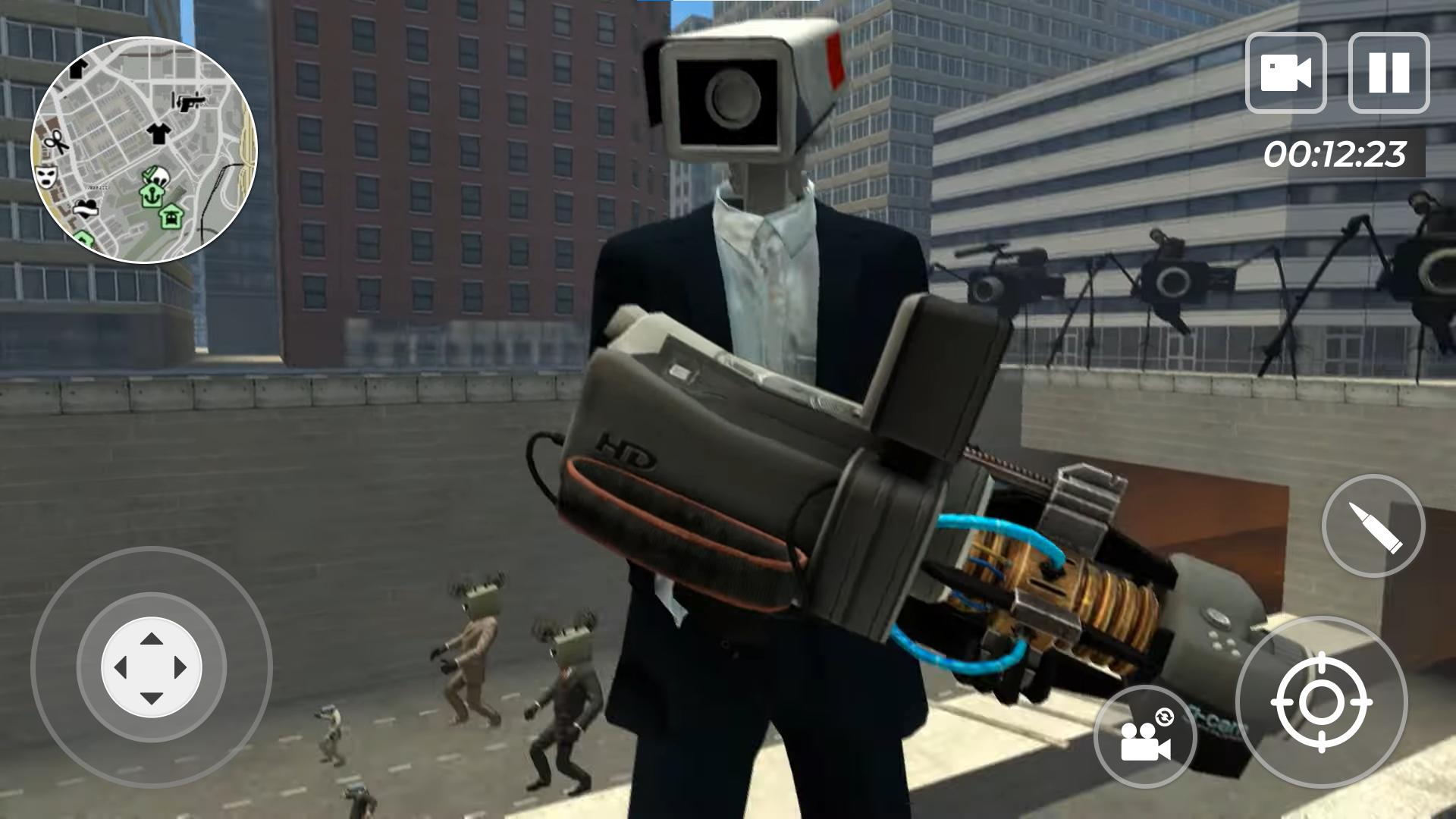 اسکرین شات 2 بازی Cameraman - Toilet War Skibidi