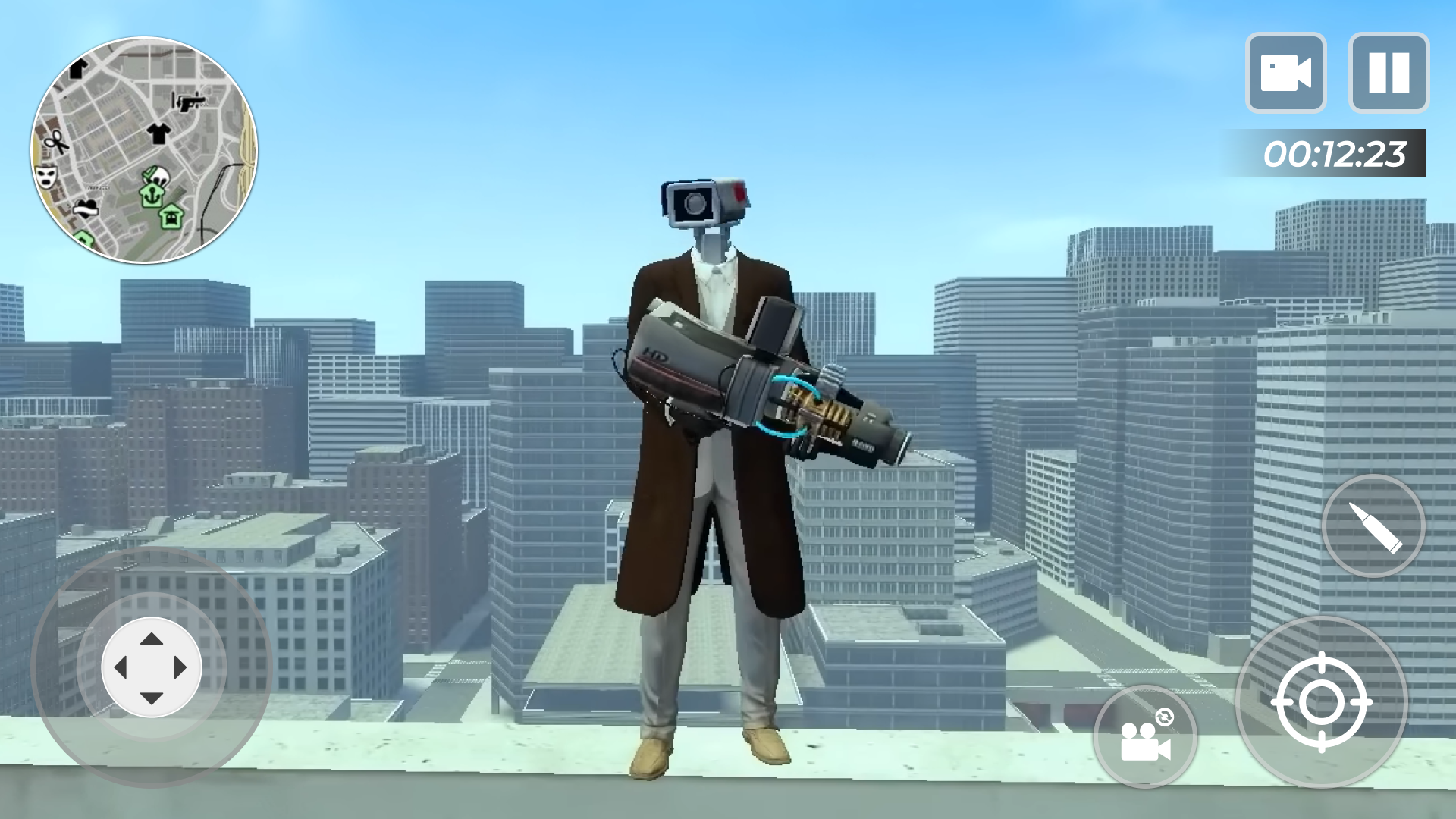 اسکرین شات 1 بازی Cameraman - Toilet War Skibidi