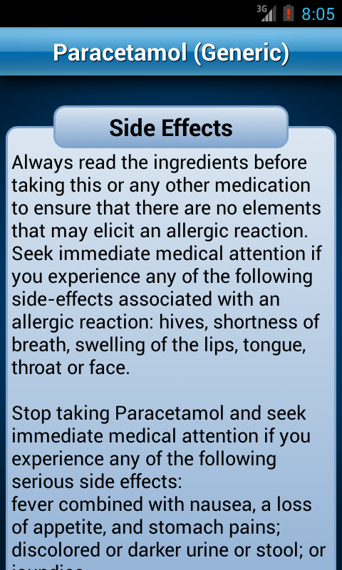 اسکرین شات 5 برنامه Drugs Dictionary Medical