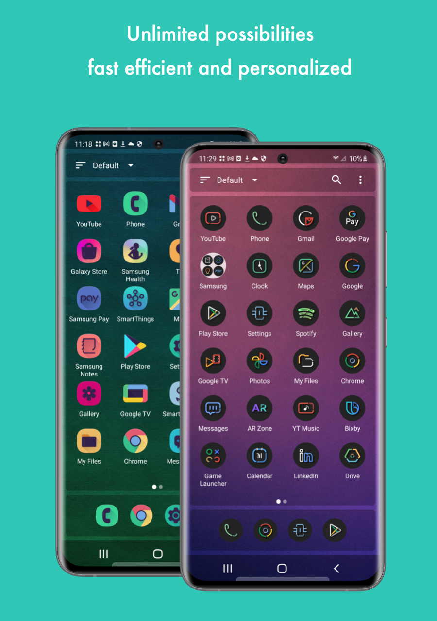 اسکرین شات 3 برنامه Mini Desktop (Launcher)