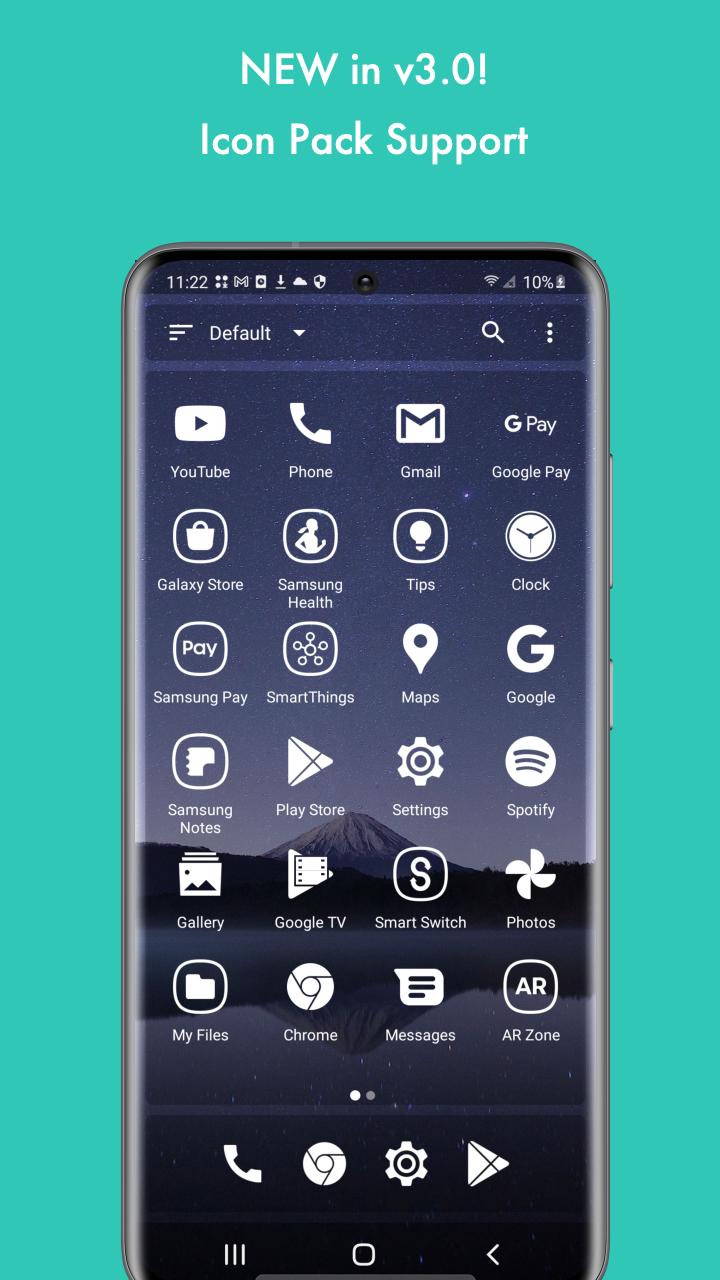 اسکرین شات 1 برنامه Mini Desktop (Launcher)
