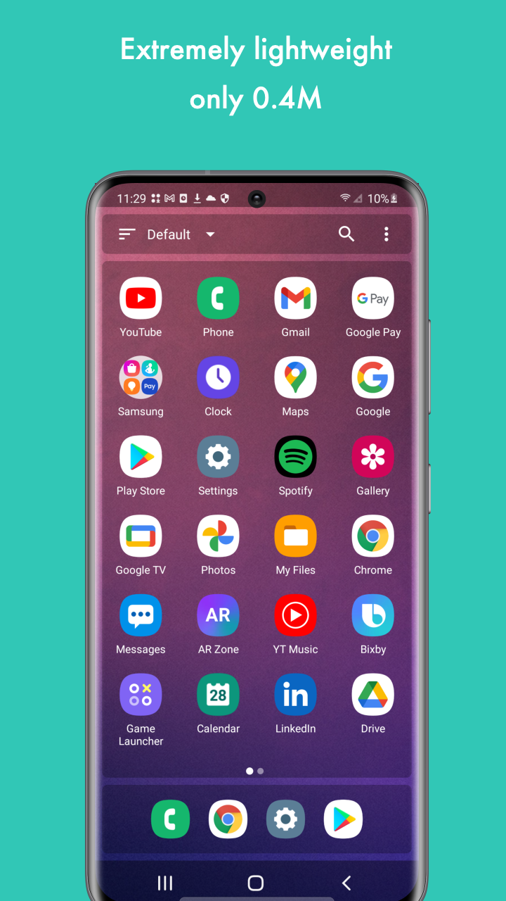 اسکرین شات 2 برنامه Mini Desktop (Launcher)