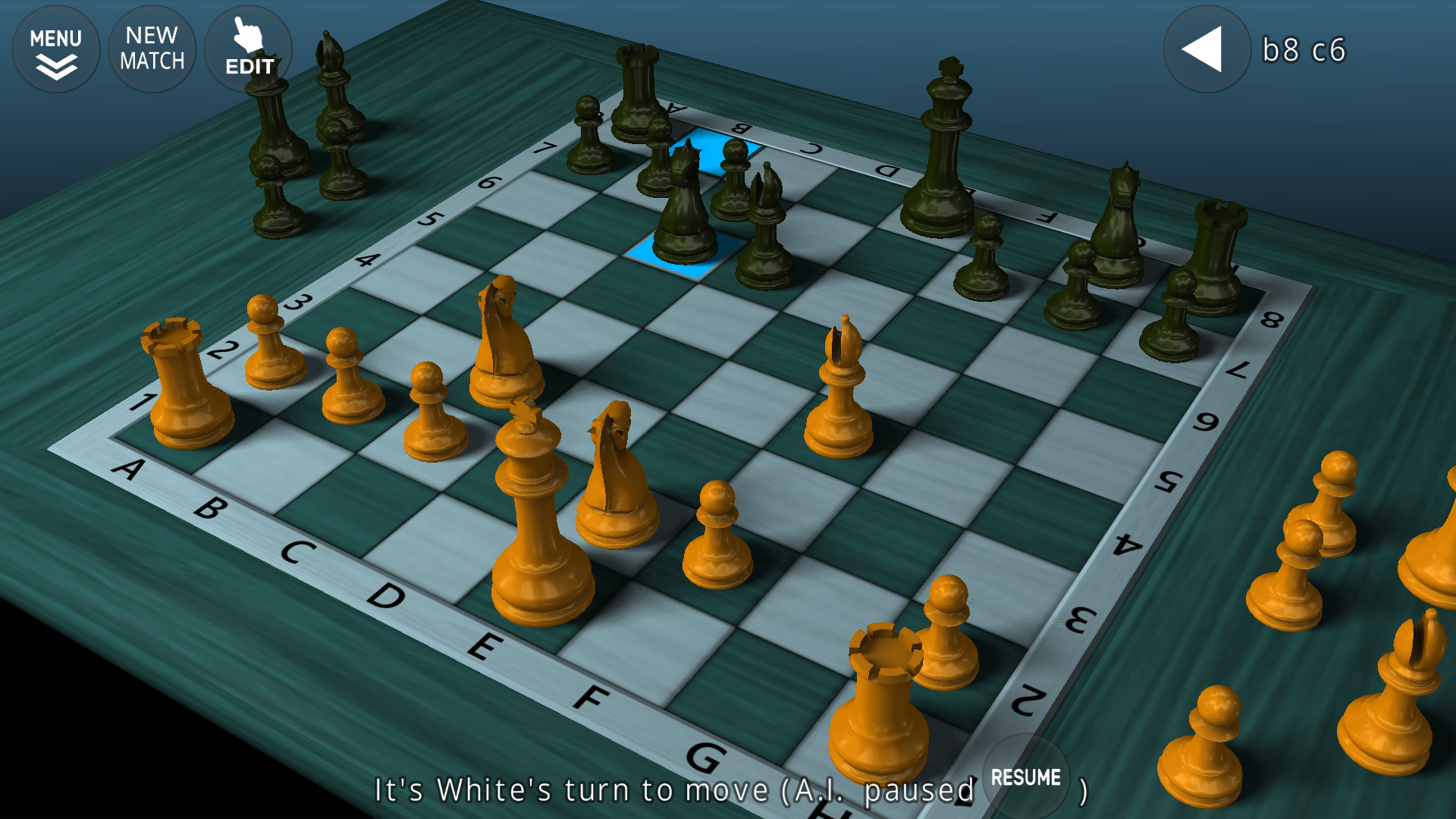 اسکرین شات 3 بازی 3D Chess Game