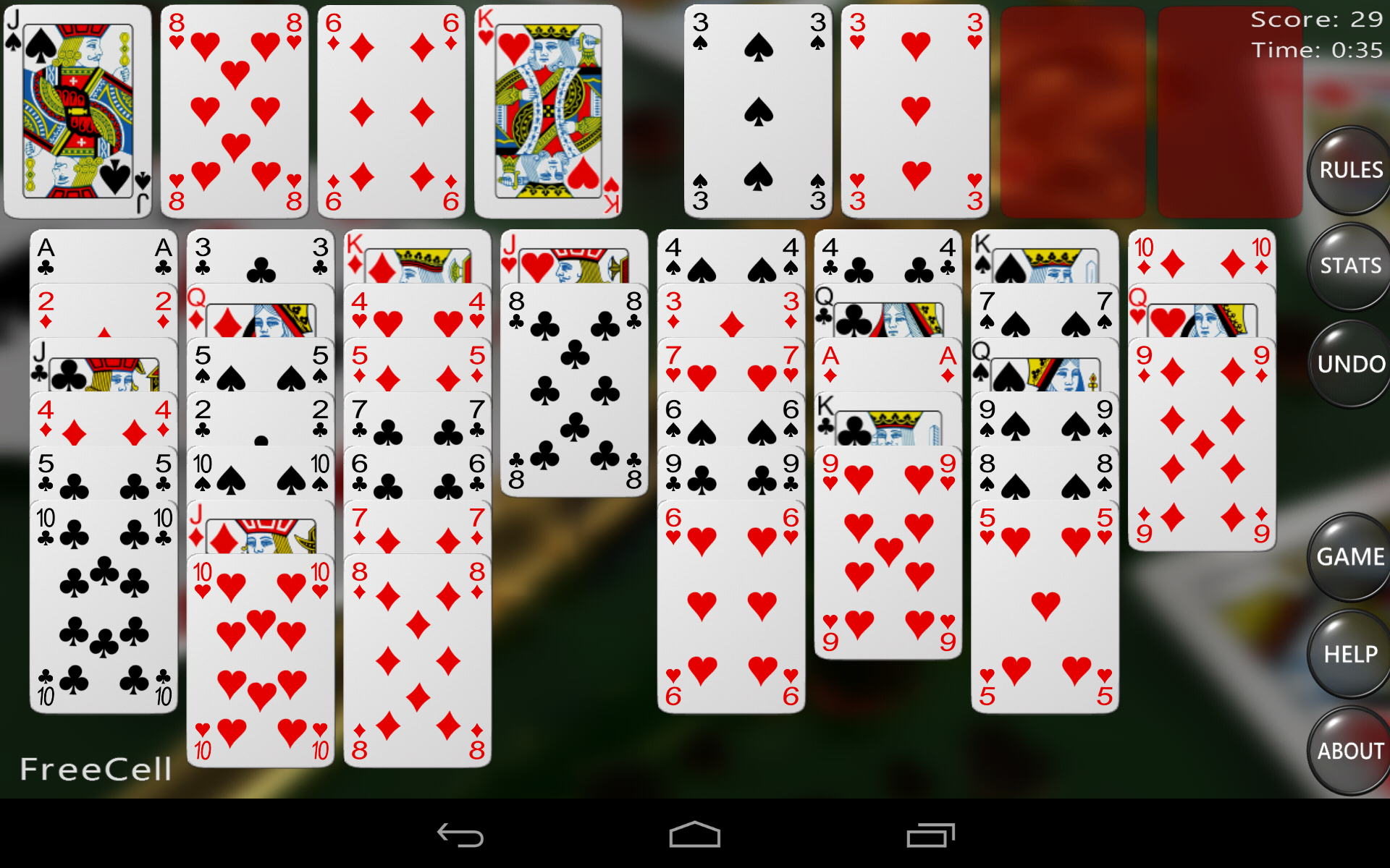 اسکرین شات 3 بازی 21 Solitaire Games