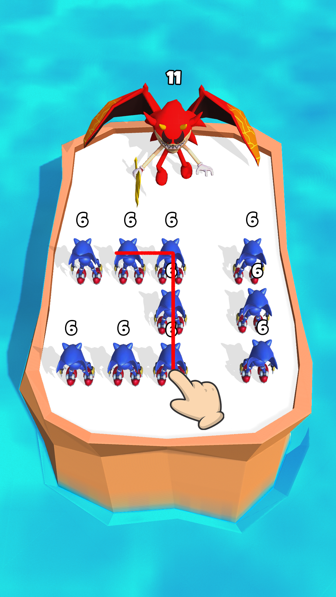 اسکرین شات 1 بازی Merge Hedgehog: Strongest Ever