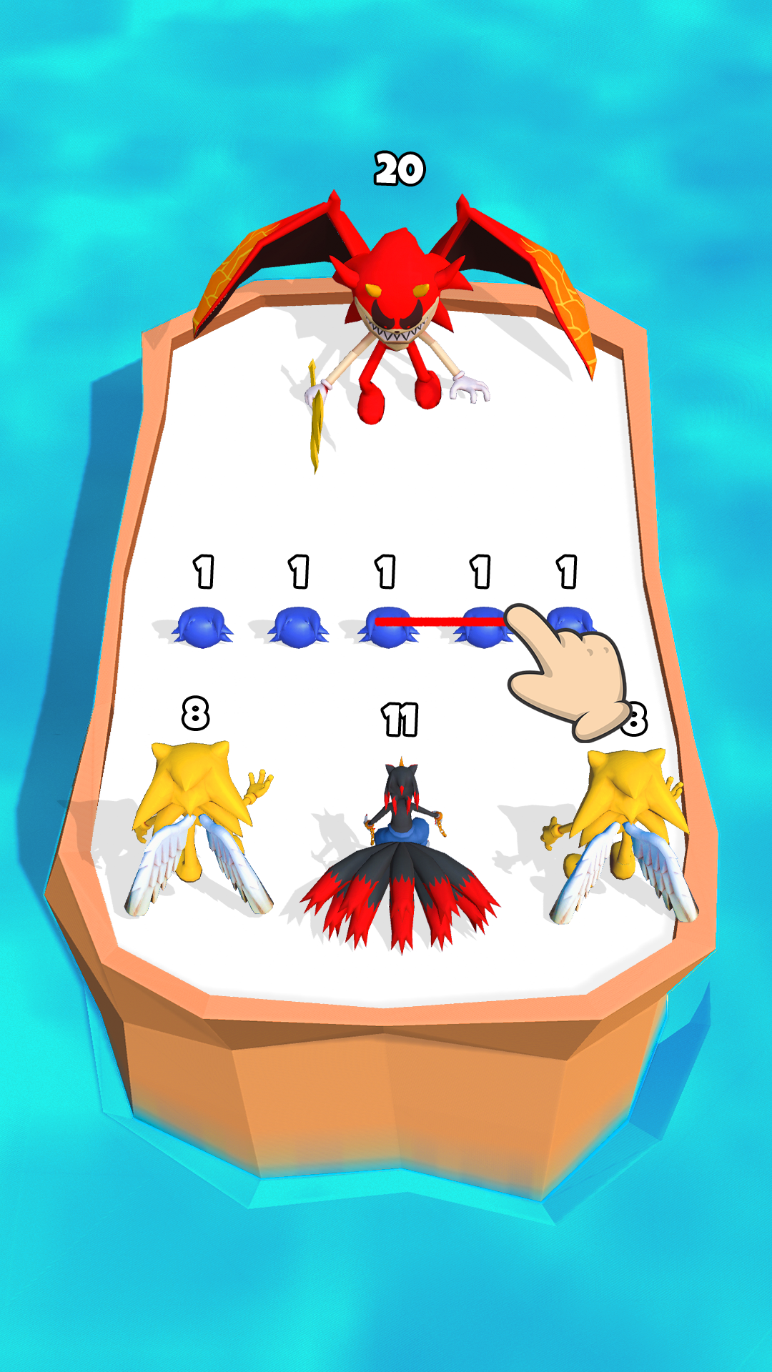 اسکرین شات 3 بازی Merge Hedgehog: Strongest Ever