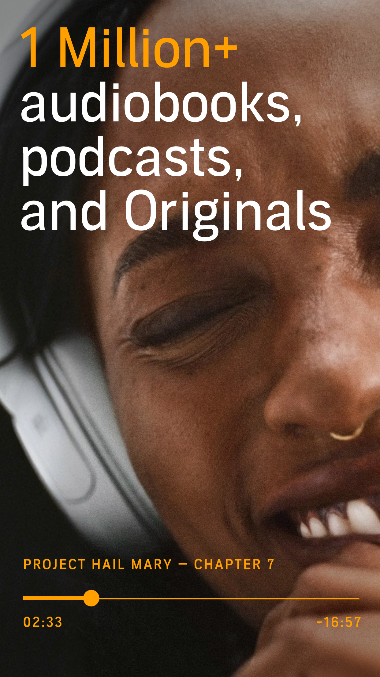 اسکرین شات 1 برنامه Audible: Audiobooks & Podcasts