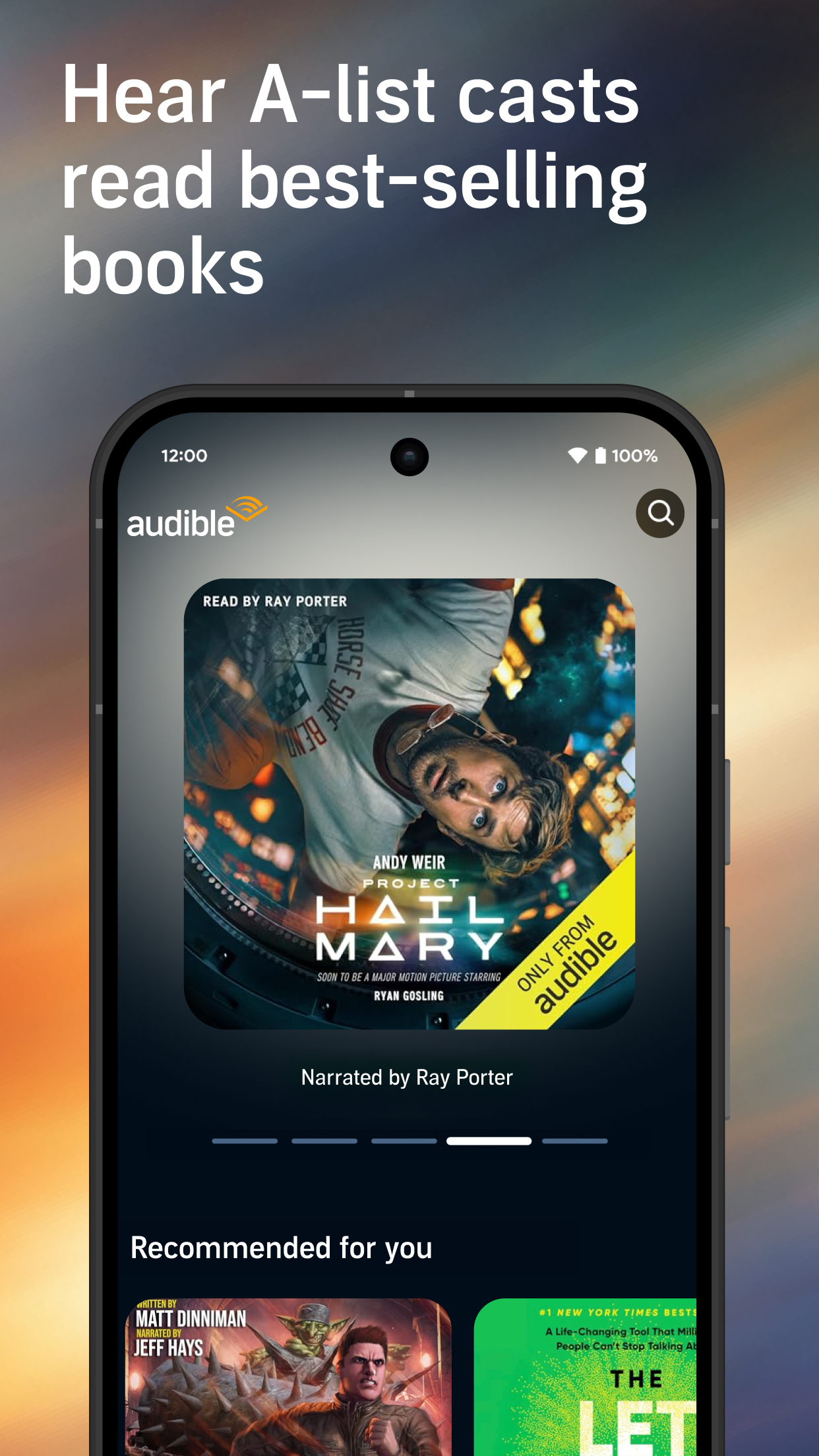 اسکرین شات 3 برنامه Audible: Audiobooks & Podcasts