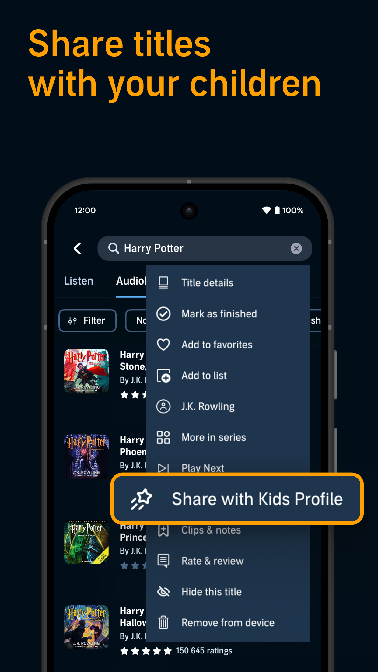 اسکرین شات 5 برنامه Audible: Audiobooks & Podcasts
