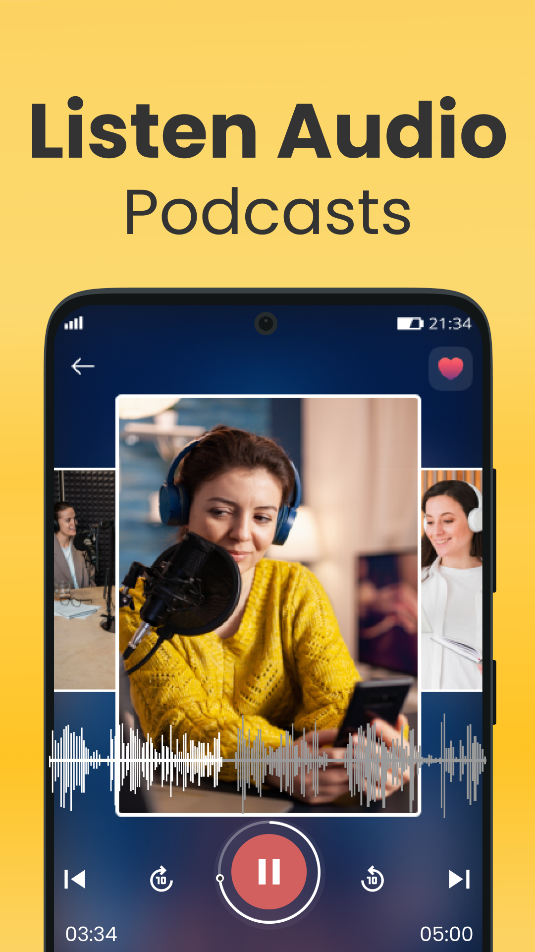 اسکرین شات 2 برنامه Audio Books App - Stories
