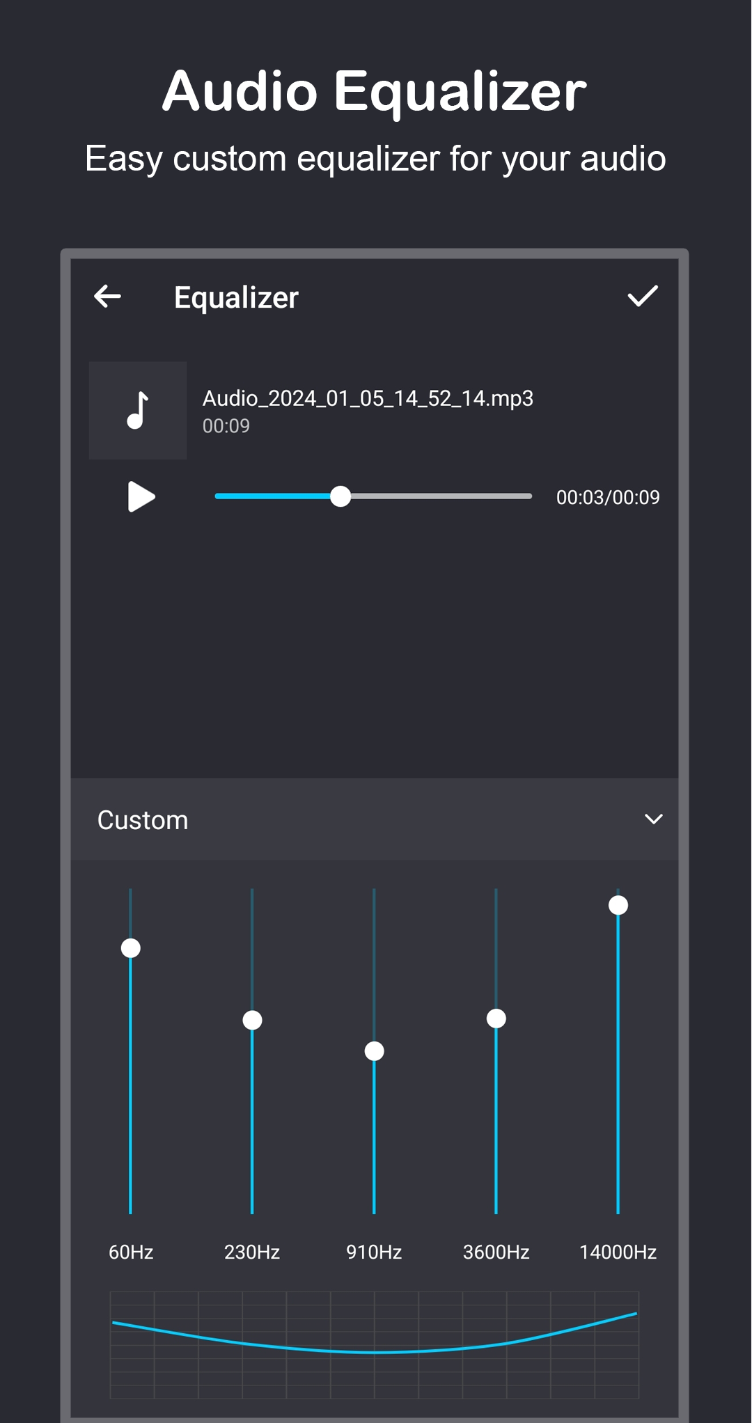 اسکرین شات 6 برنامه Audio Editor and Music Editor