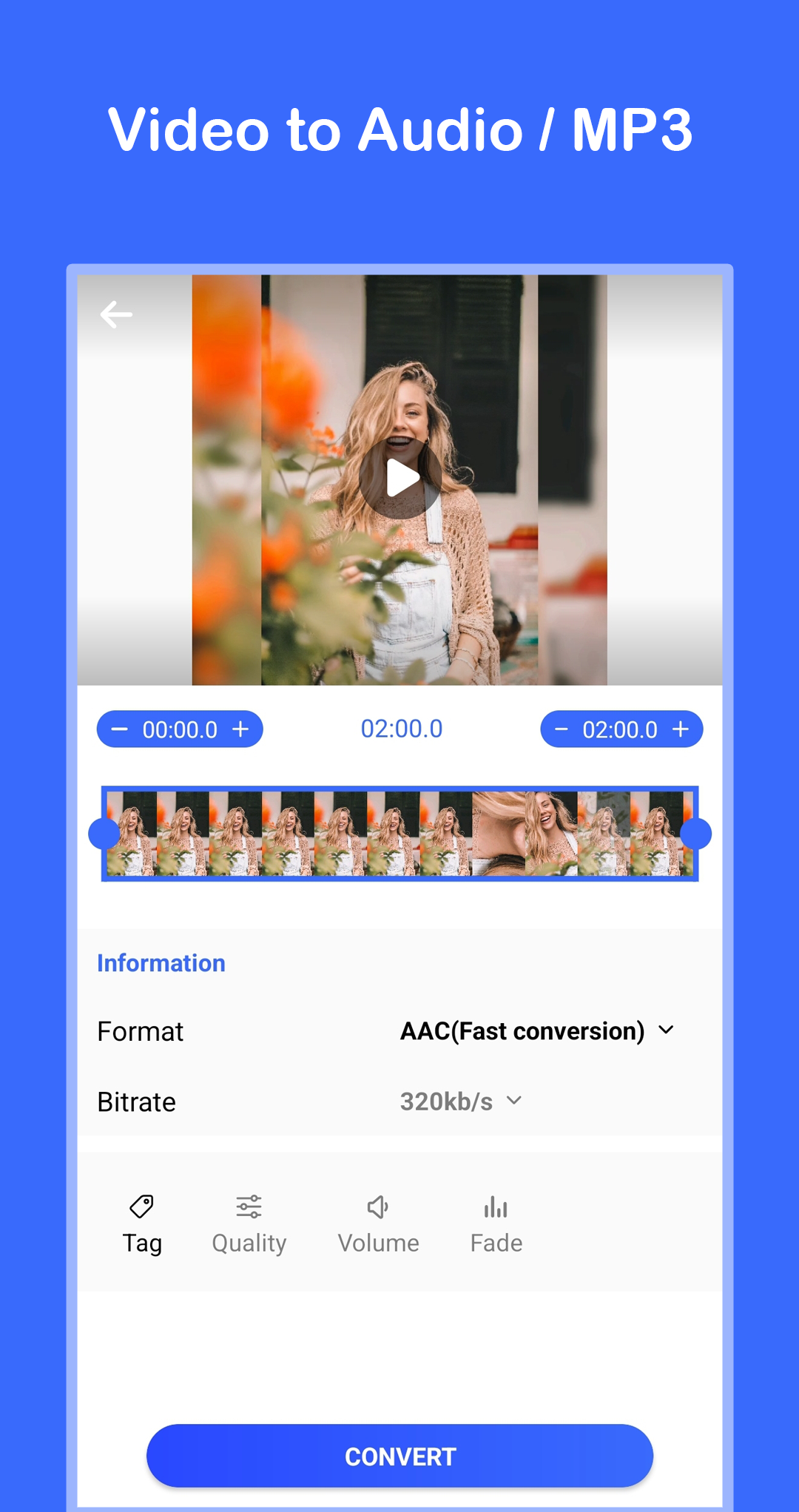 اسکرین شات 6 برنامه Video to MP3 Convert