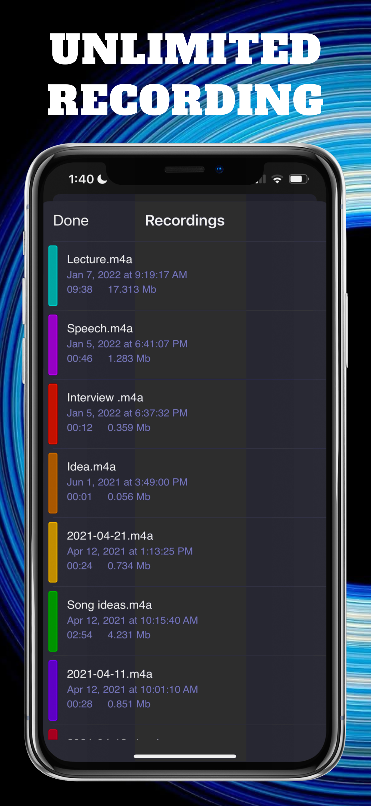 اسکرین شات 3 برنامه Hear Boost: Recording Ear Aid