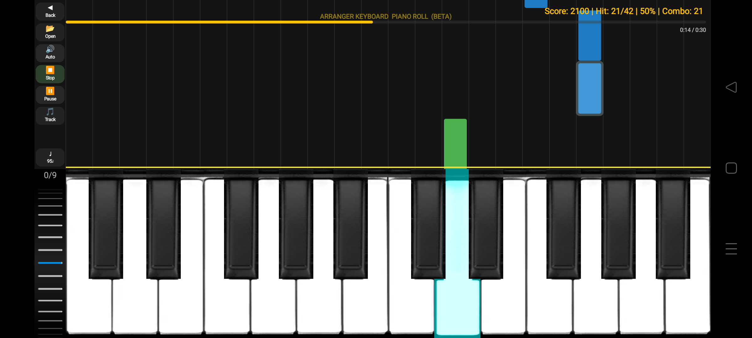 اسکرین شات 8 برنامه Arranger Keyboard