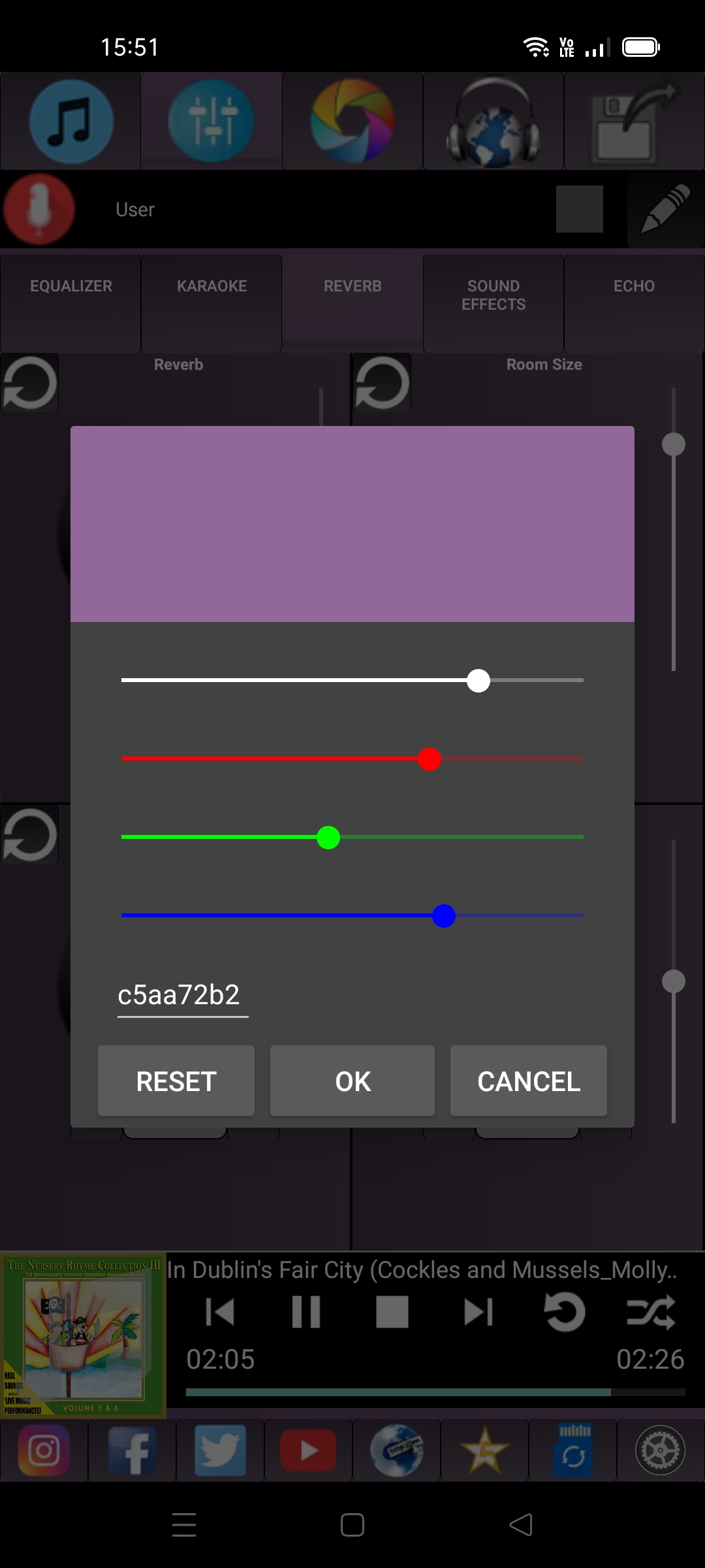 اسکرین شات 4 برنامه FX Music Karaoke Player