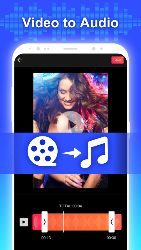 اسکرین شات 2 برنامه Conver Video To MP3 Extractor