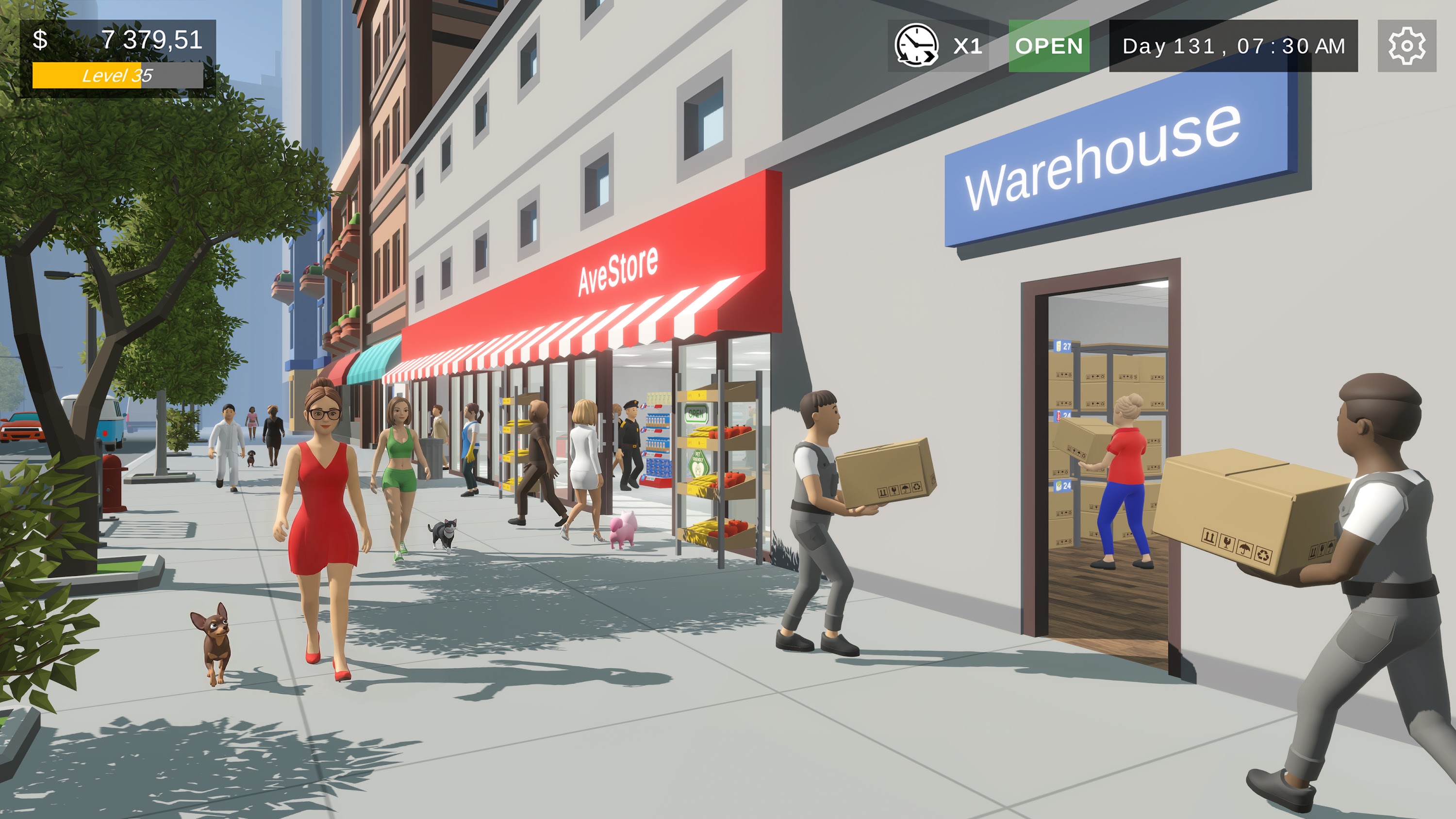 اسکرین شات 1 بازی AveStore Supermarket Simulator