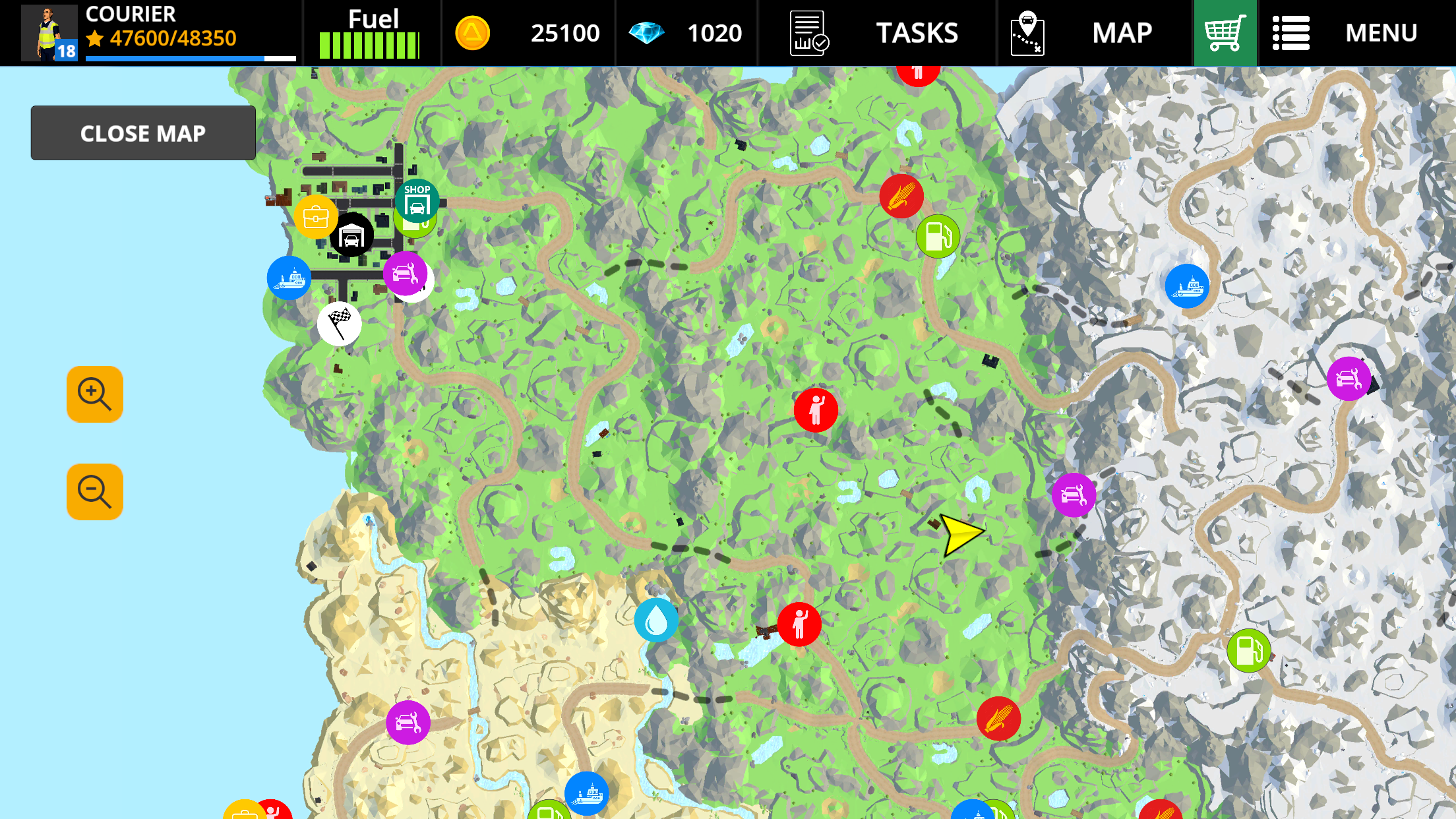 اسکرین شات 4 بازی Driving Zone: Offroad Lite