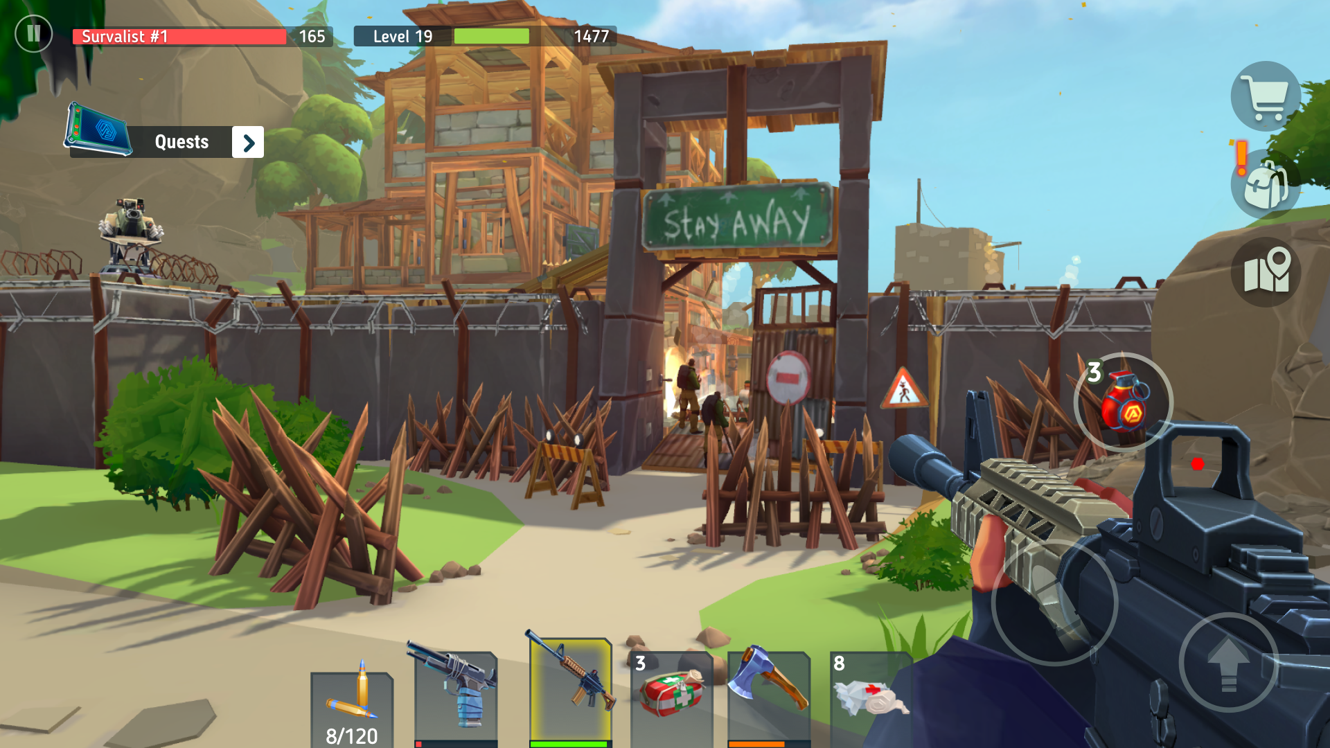 اسکرین شات 7 بازی TEGRA: Zombie survival island