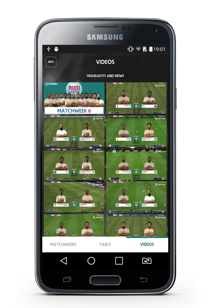 اسکرین شات 2 برنامه رودی لیگ