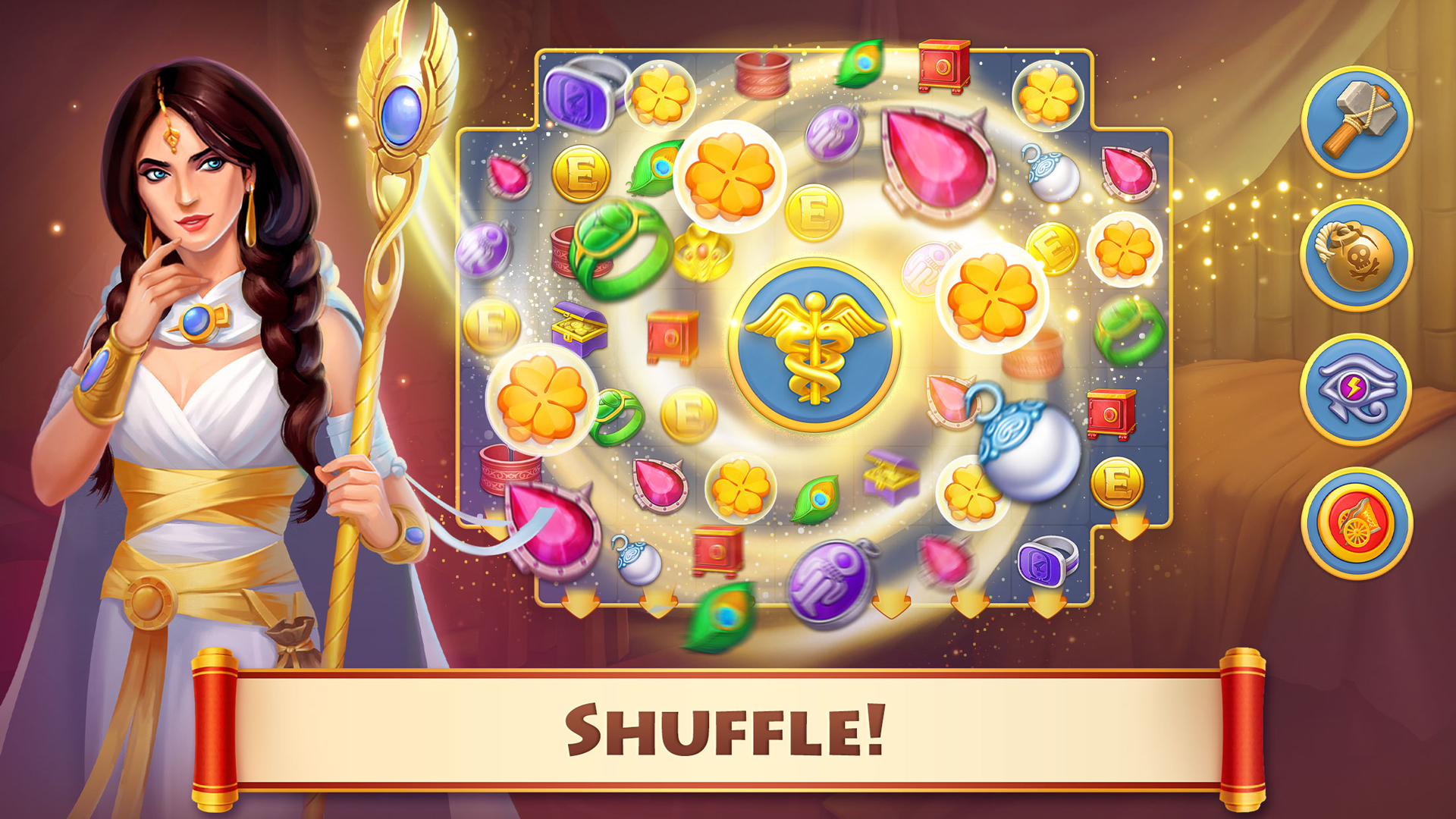 اسکرین شات 2 بازی Cradle of Empires・Match 3 game