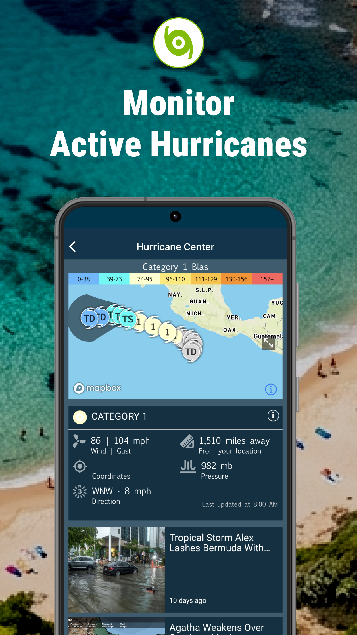 اسکرین شات 7 برنامه Weather Forecast by WeatherBug